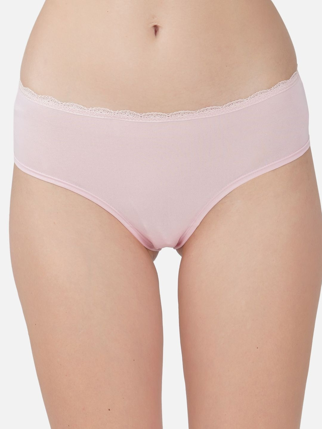 HERE&NOW Women Pack Of 2 Cotton Inner Elastic Mid-Rise Briefs