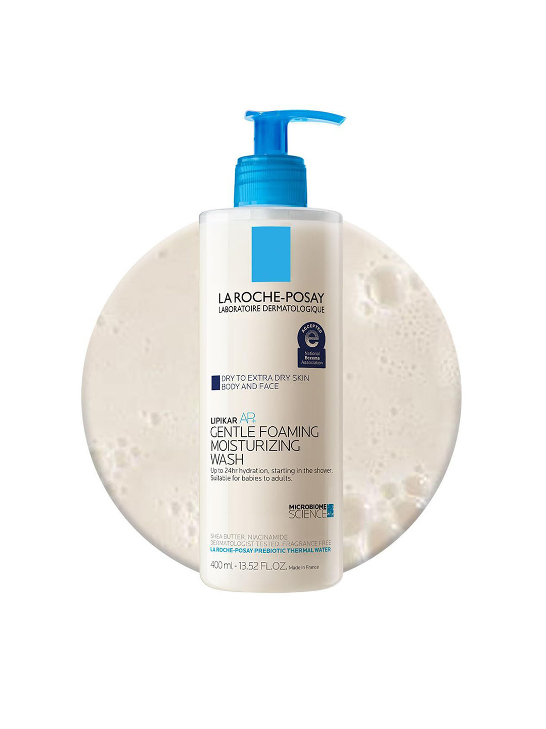 La roche - posay Gentle Foaming Moisturizing Wash- 400 ml