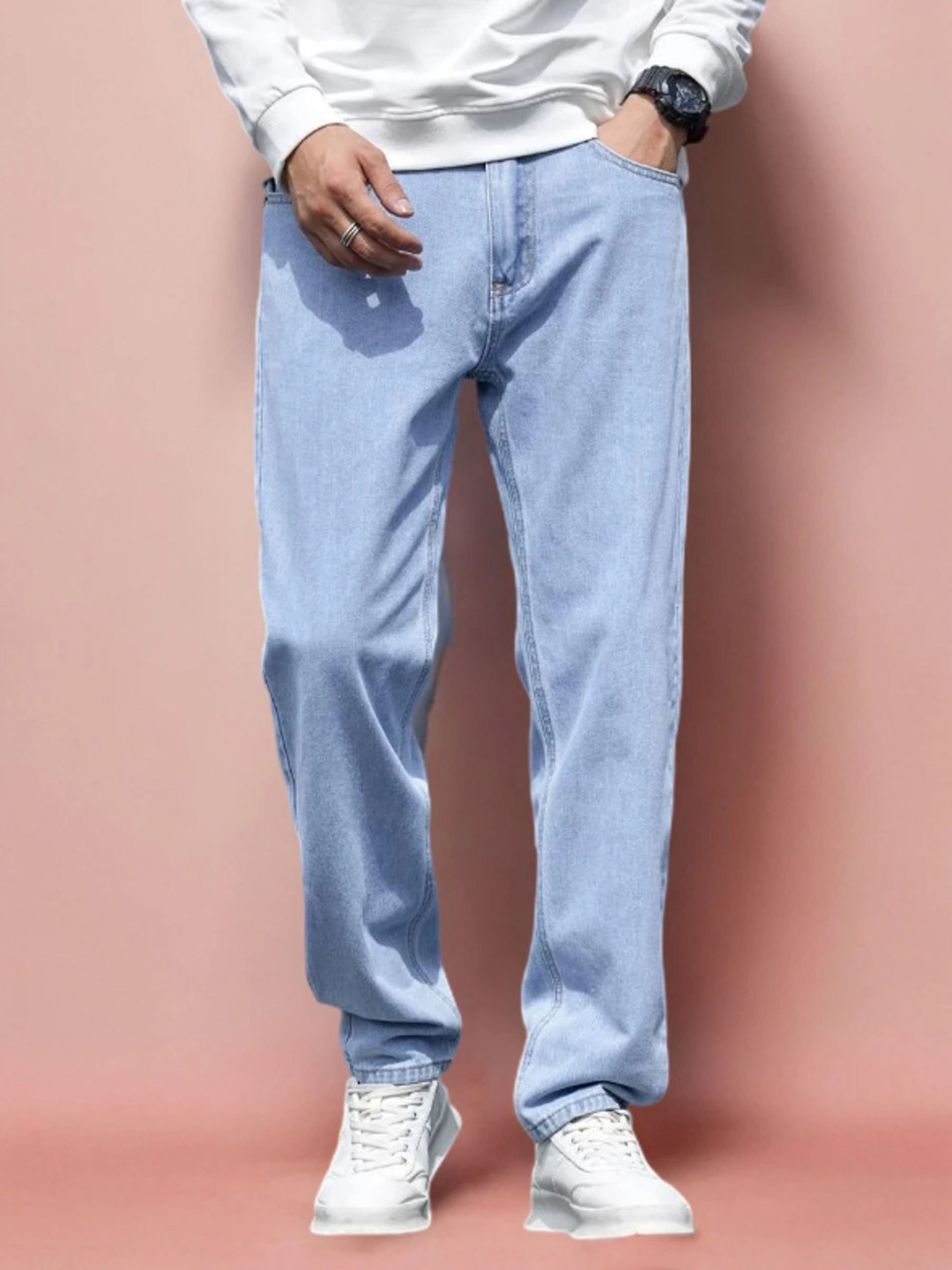 Gaucha Men Baggy Fit Mid-Rise Jeans