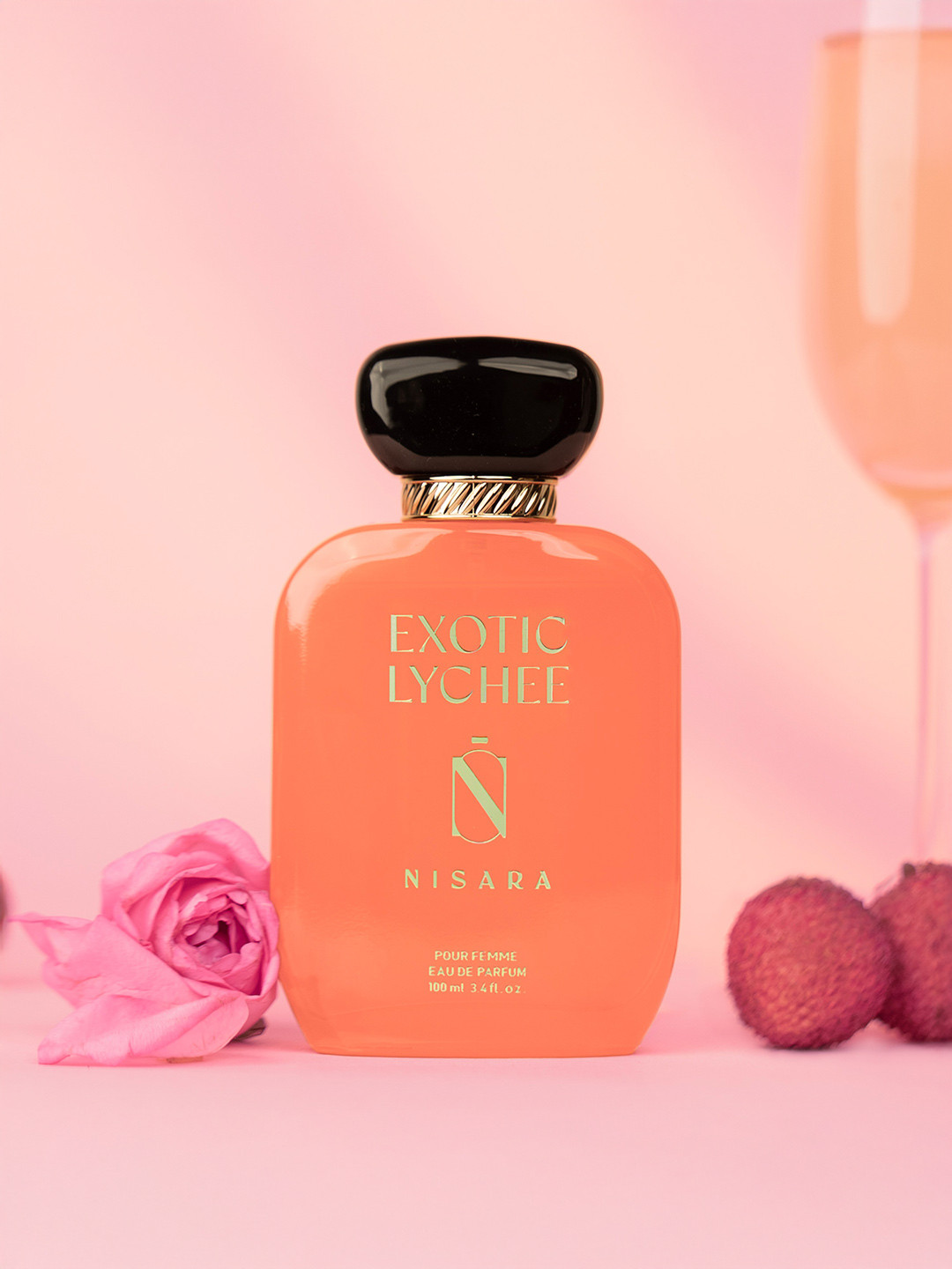 NISARA Exotic Lychee Long Lasting Pour Femme Eau De Parfum Natural Spray - 100 ml