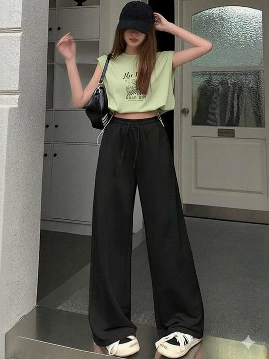 PRICHA Women Original High-Rise Parallel Trousers