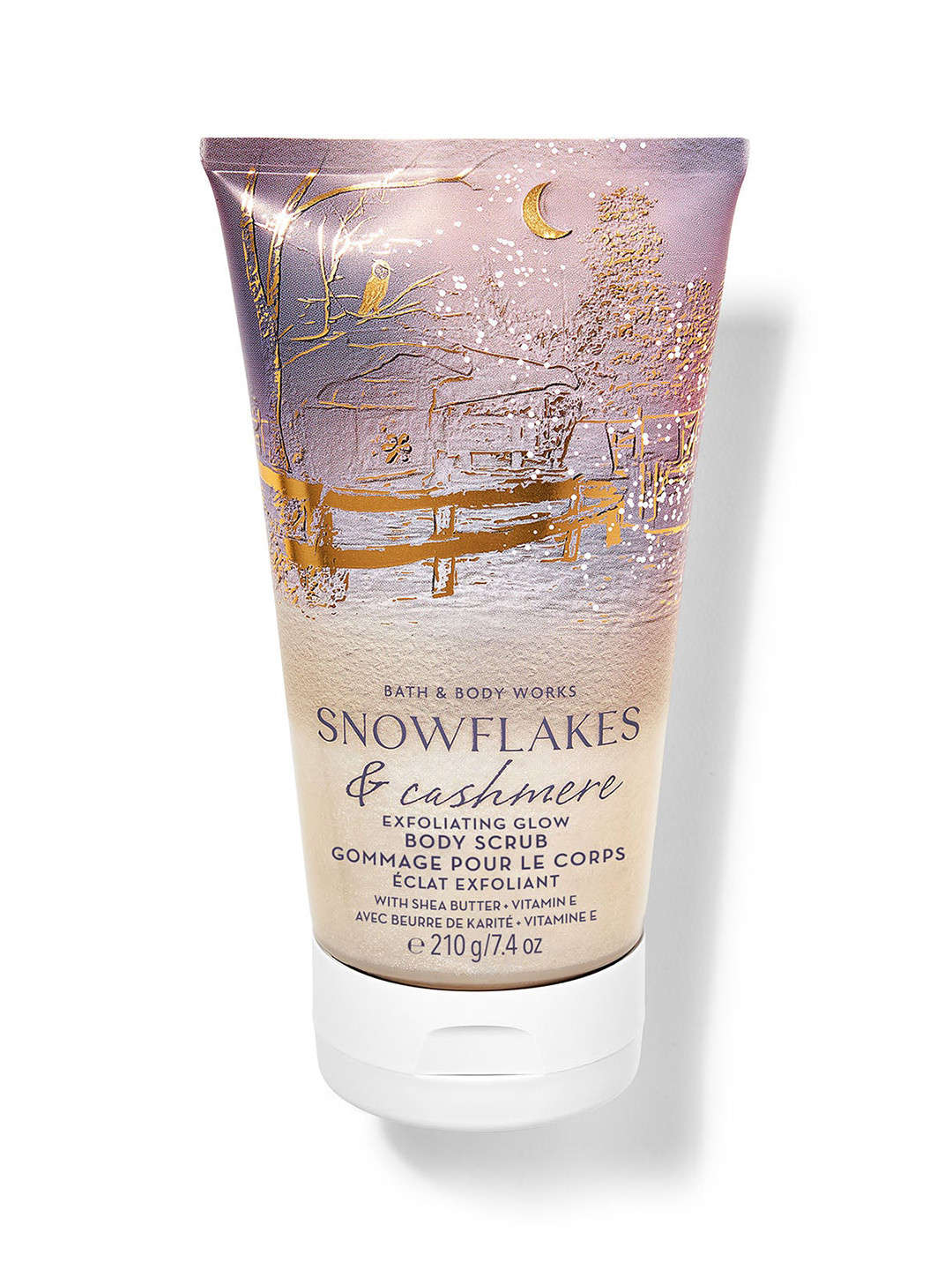 Bath & Body Works Snowflakes & Cashmere Body Scrub with Shea Butter - 210 g
