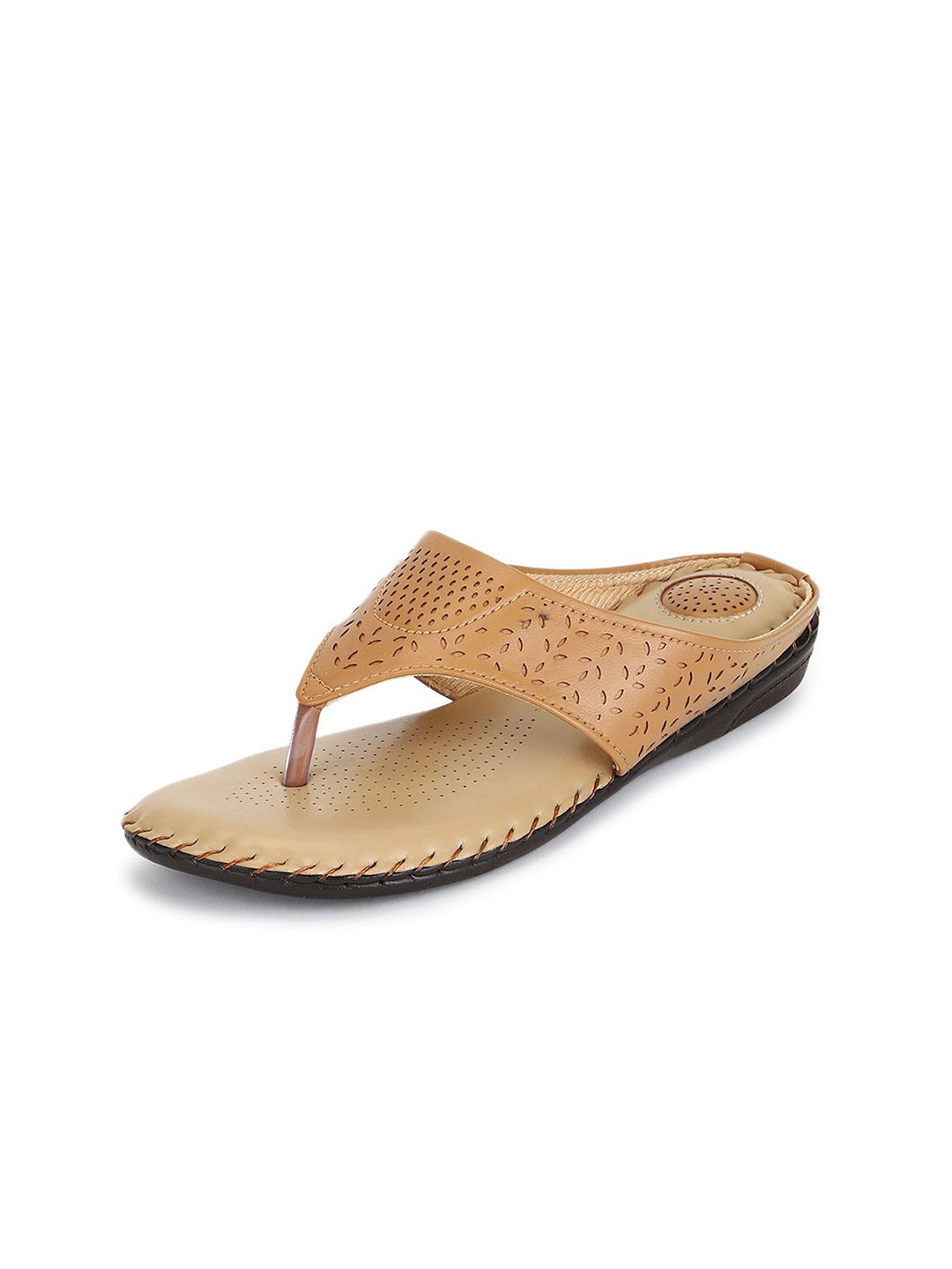 ORTHO JOY Self Design Thong Flip-Flops