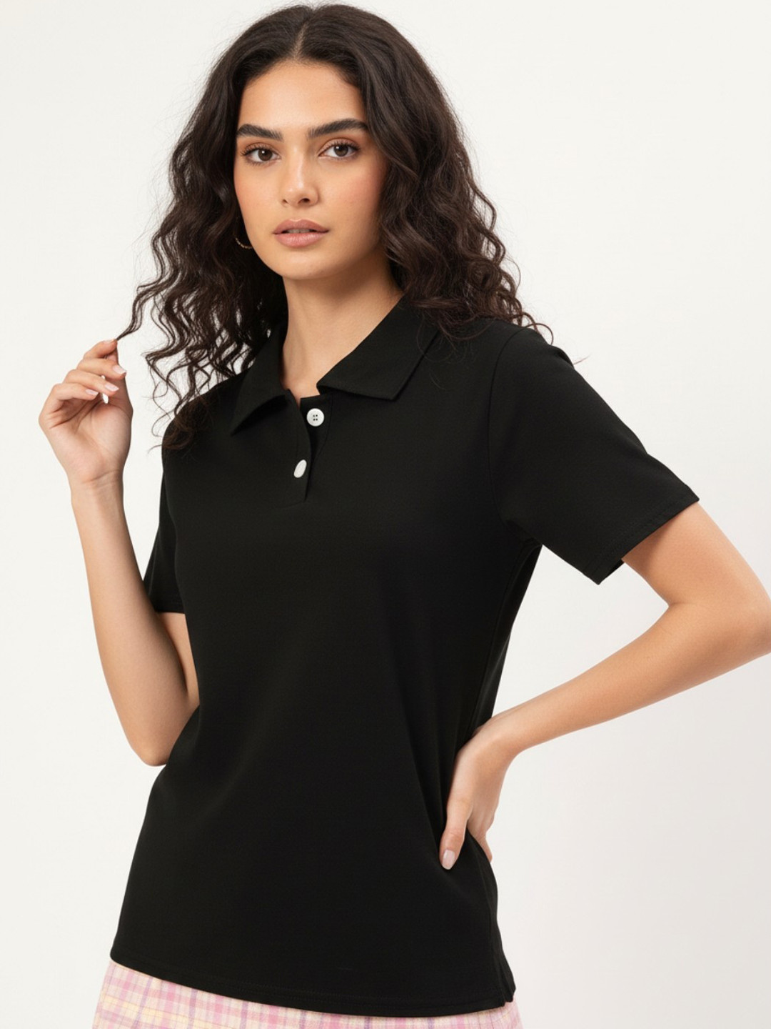 DressBerry Preppy Power Polo Tee