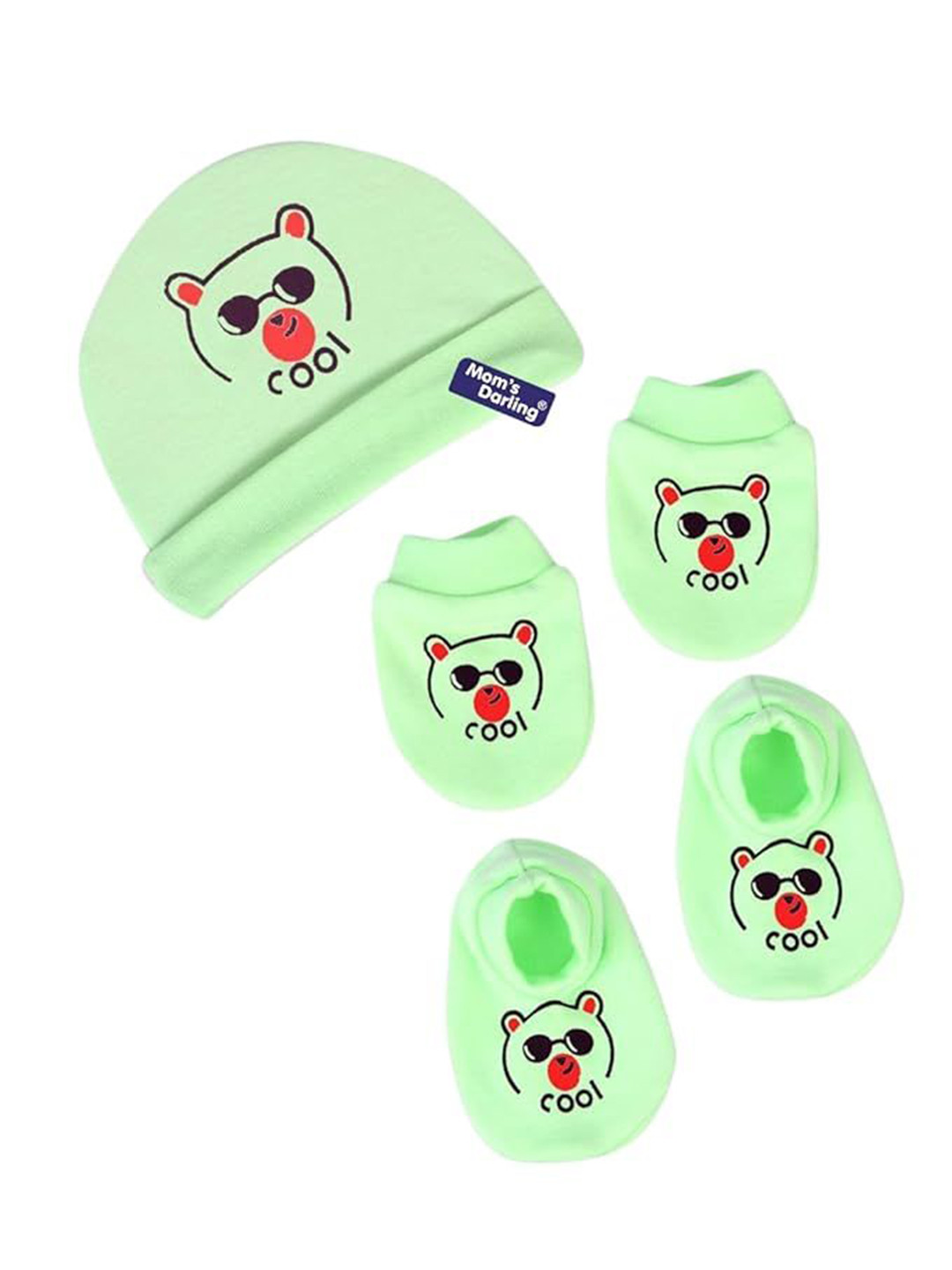 Mom's Darling Kids Newborn Baby Cotton Caps