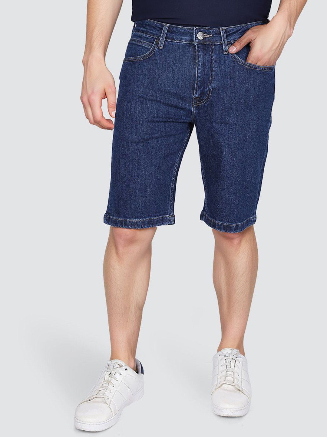 Lee Men Mid Rise Denim Shorts