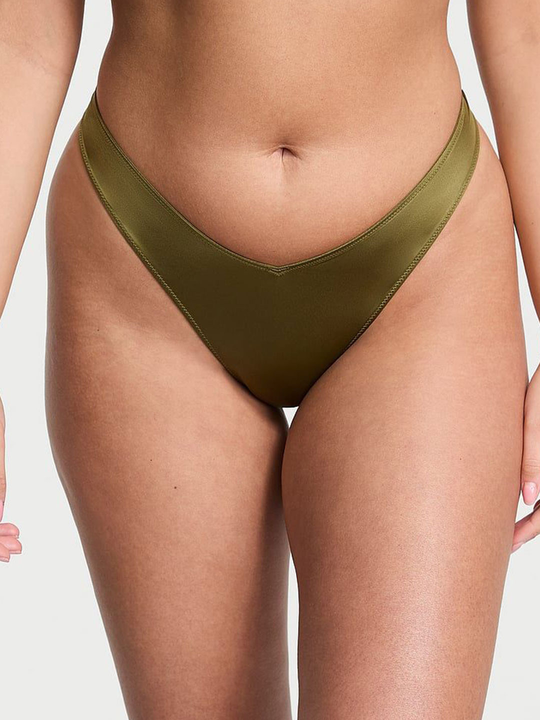 Victoria's Secret Women Solid Very Sexy High-Leg Low Rise Thongs Briefs