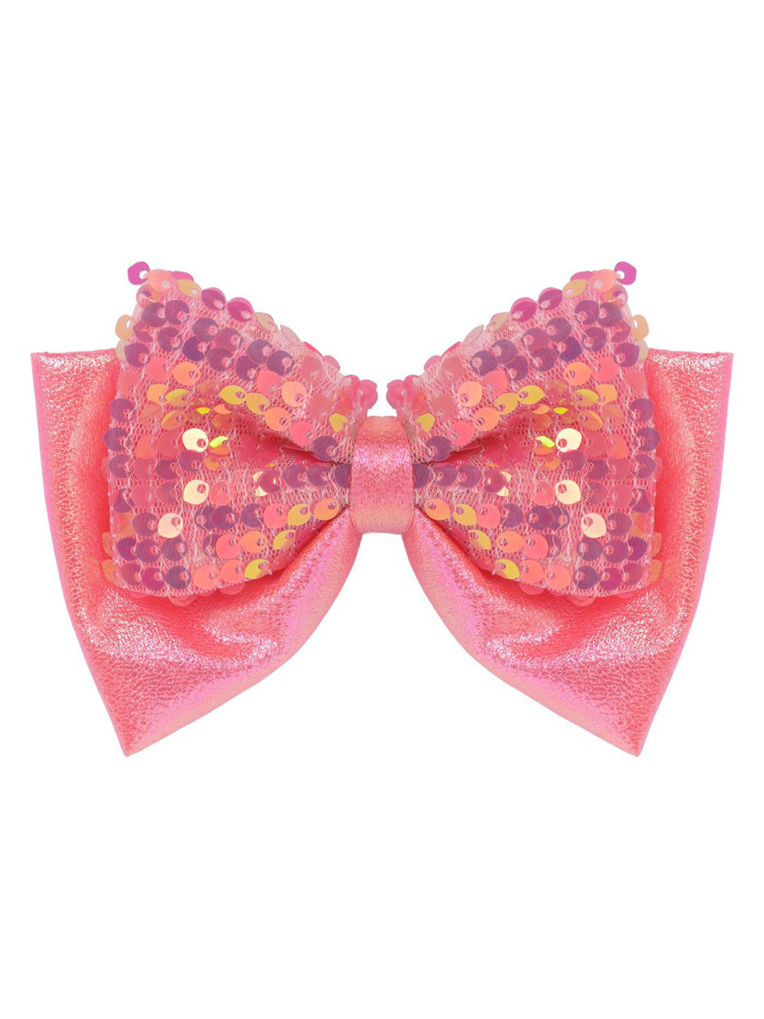 Aye Candy Girls Sequins Double Bow Clip