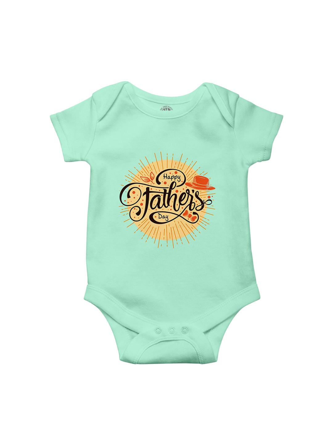 THE PRINT PLATTER Infants Kids Printed Cotton Bodysuit
