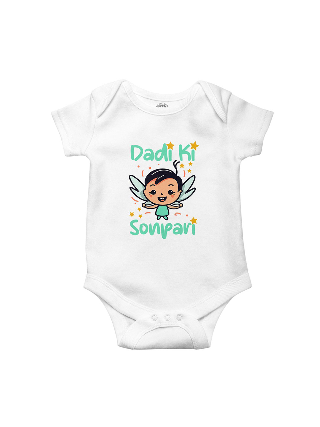 THE PRINT PLATTER Kids Dadi Ki Sonpari Printed Ultra bio wash Cotton Bodysuit