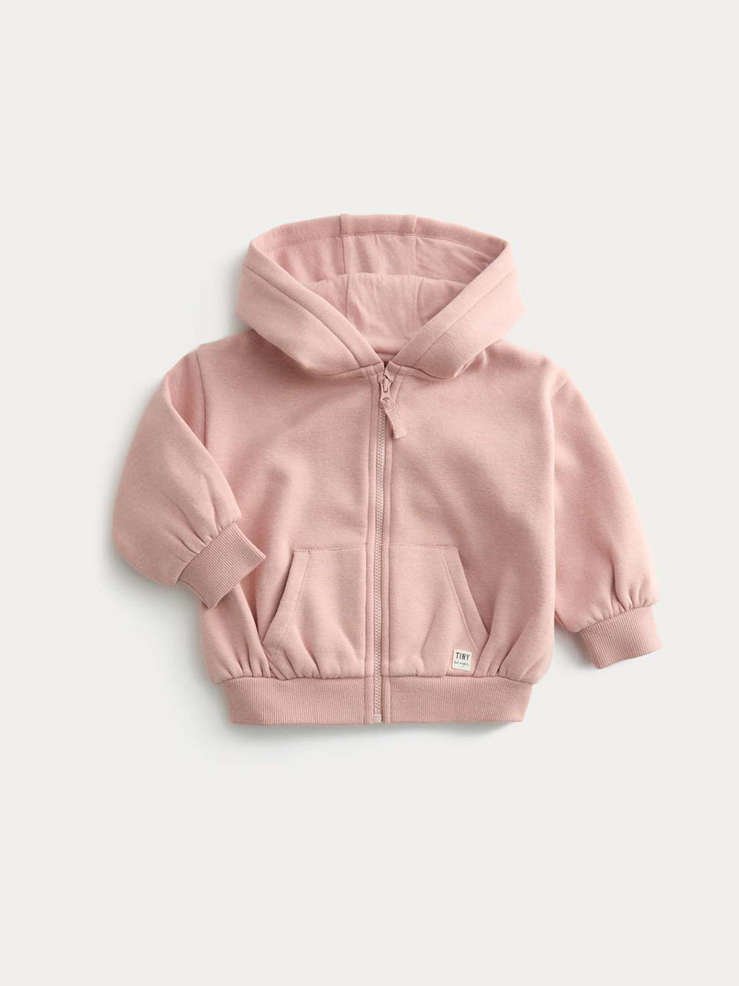 Marks & Spencer Boys Solid Hooded Zip Up Sweatshirt