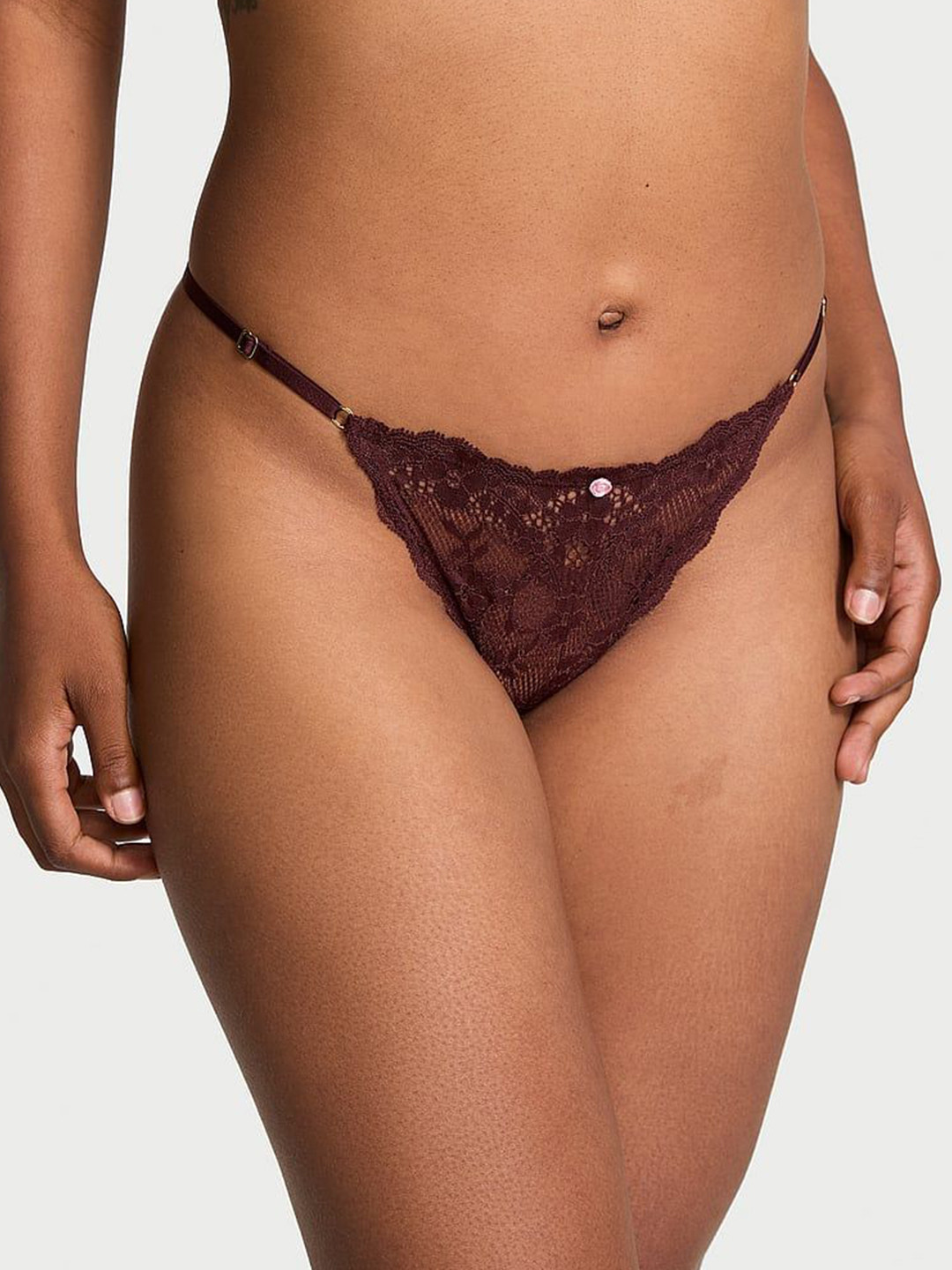 Victoria's Secret Dream Angels Lace Adjustable String  Low-Rise Bikini Briefs