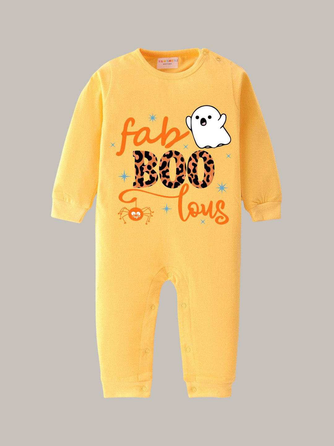 BLUSHES Infants Halloween Printed Pure Cotton Rompers