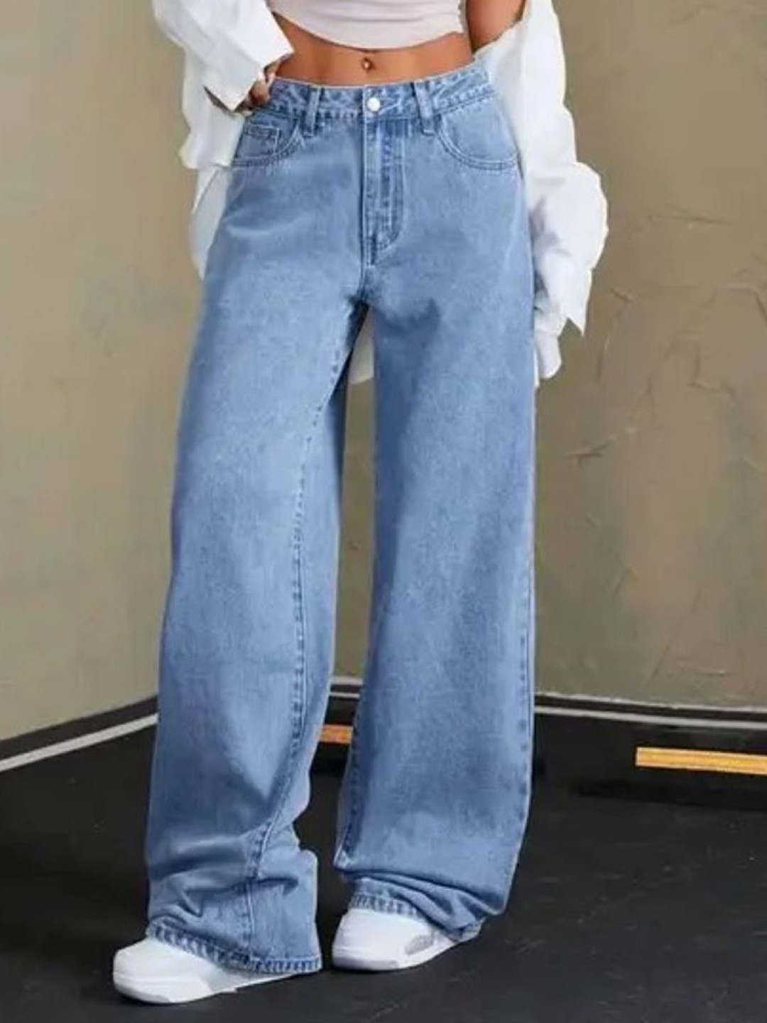 VK FASHION Women Jean Relaxed Fit High-Rise Stretchable Jeans