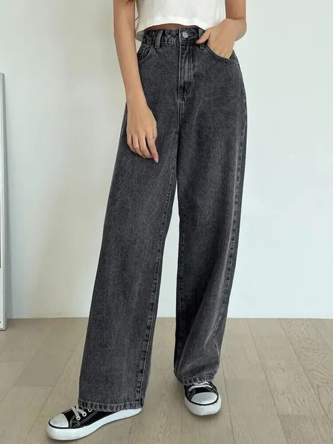 VK FASHION Women Jean Cotton Relaxed Fit High-Rise Light Fade Stretchable Jeans