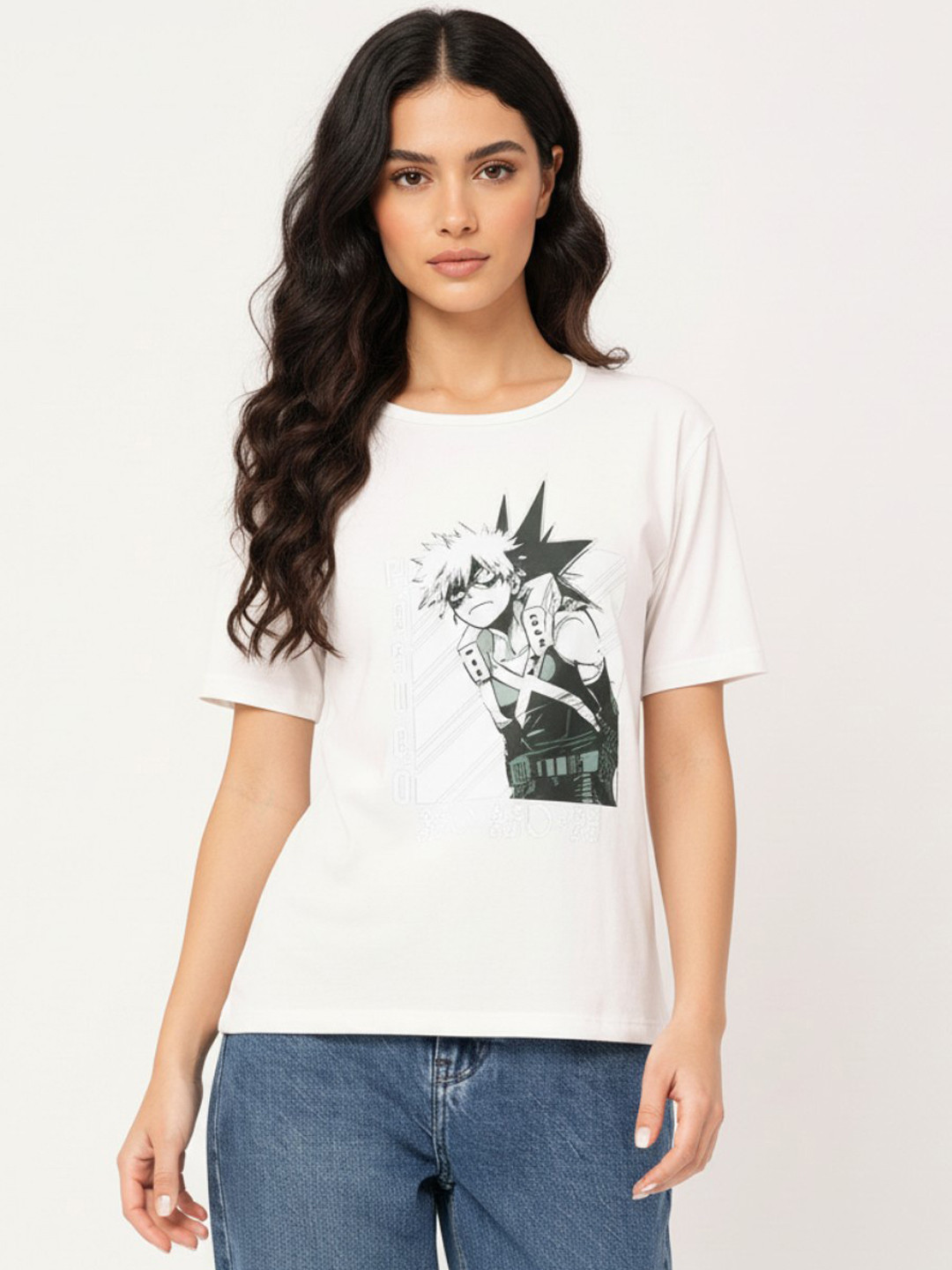 DressBerry Visual Flair Printed T-shirt