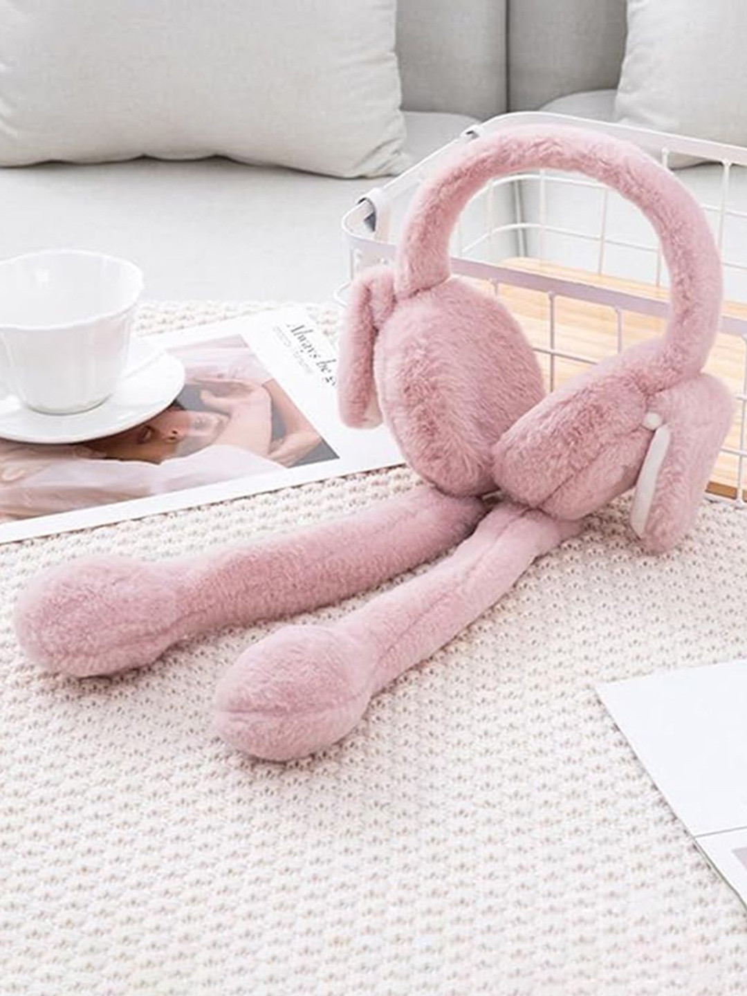 TEEMOODS Women Jumping Earmuffs Chill Wrap Headband