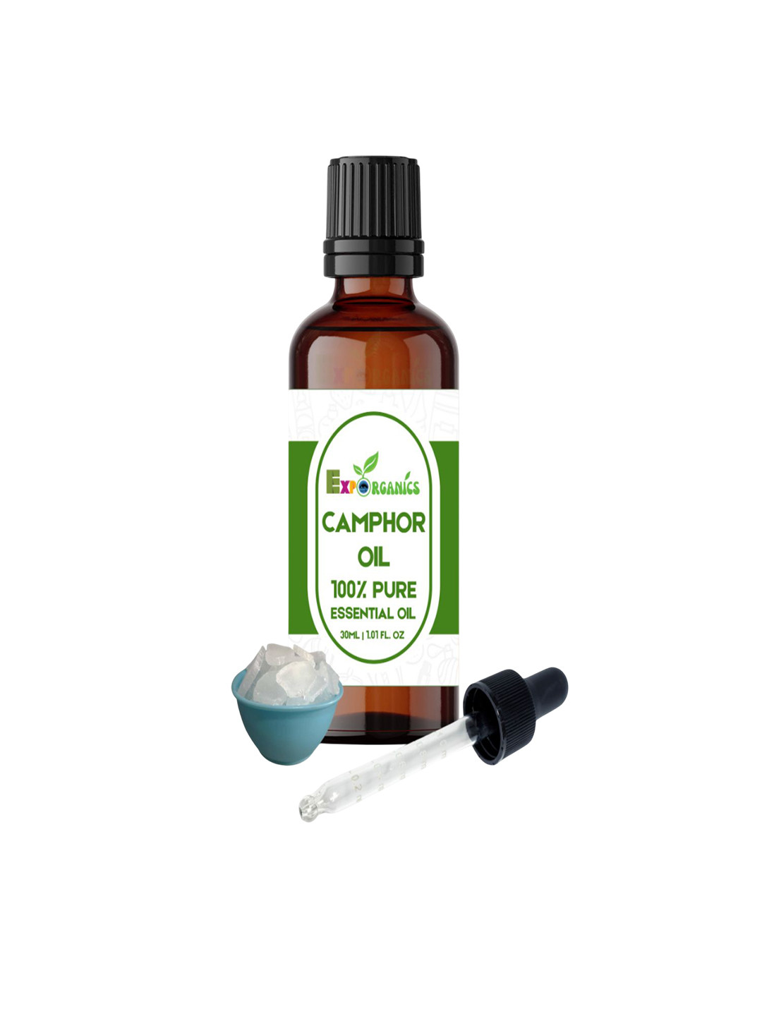 EXPO ORGANICS Unisex Pure & Natural Camphor Essential Oil - 30 ml