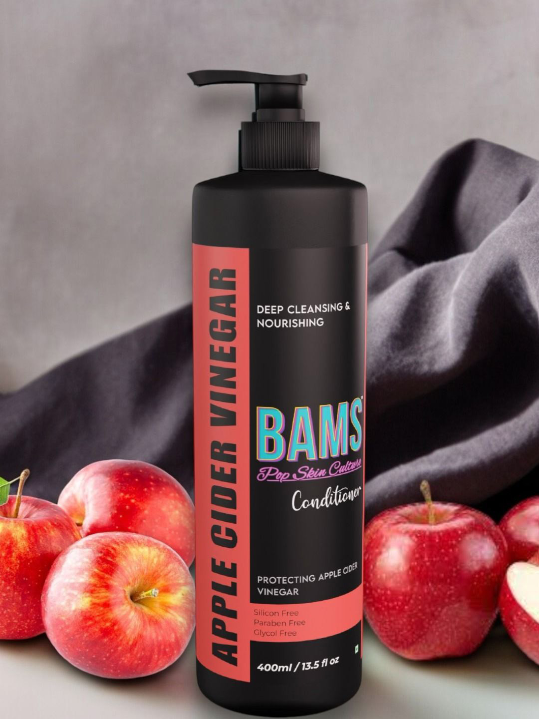 BAMS POP SKIN CULTURE Apple Cider Vinegar Conditioner - 400 ml