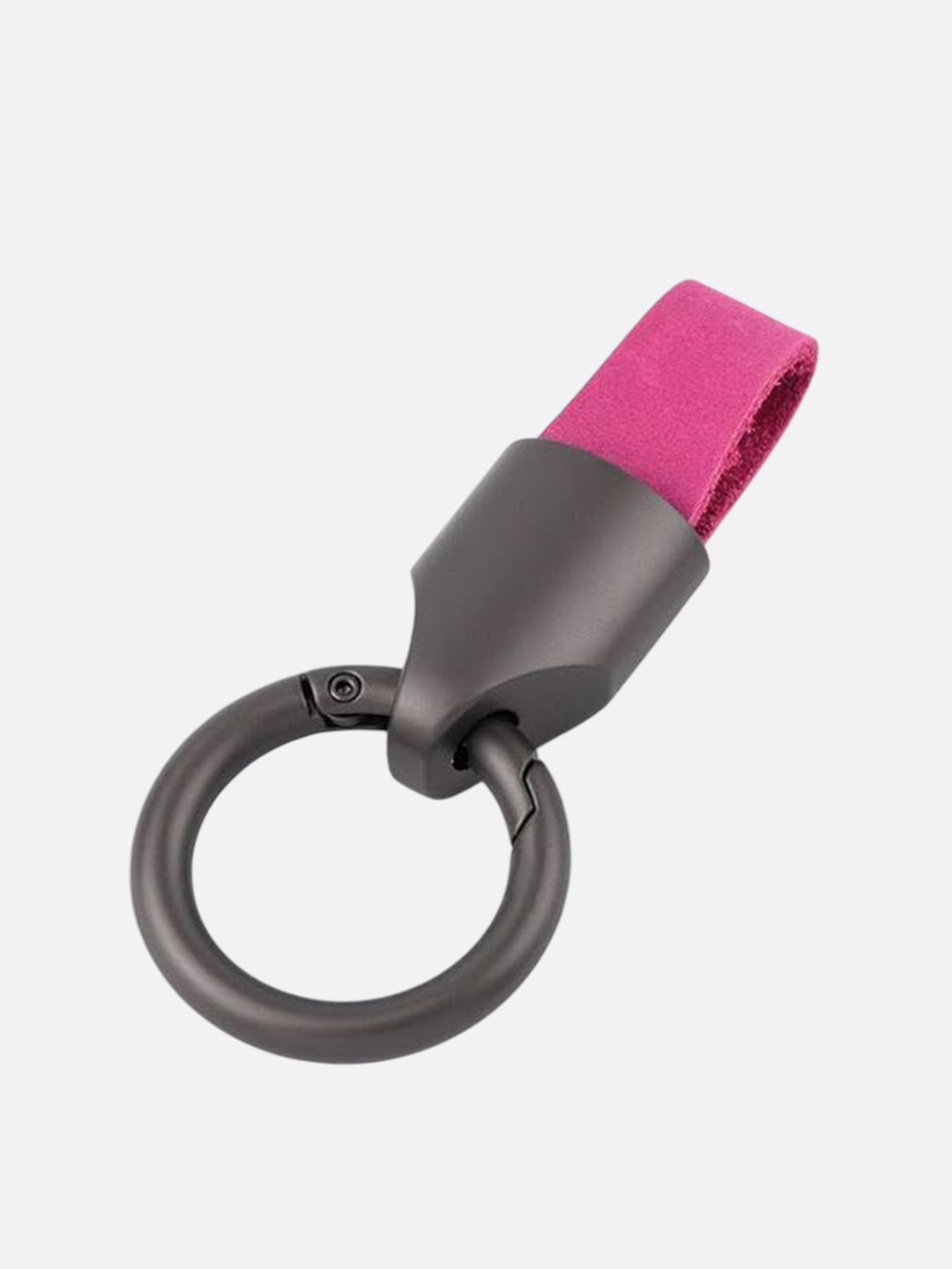 AUGEN Anti-lost Design Personalized O-shapedsnap Closure Fur Material Key Chain