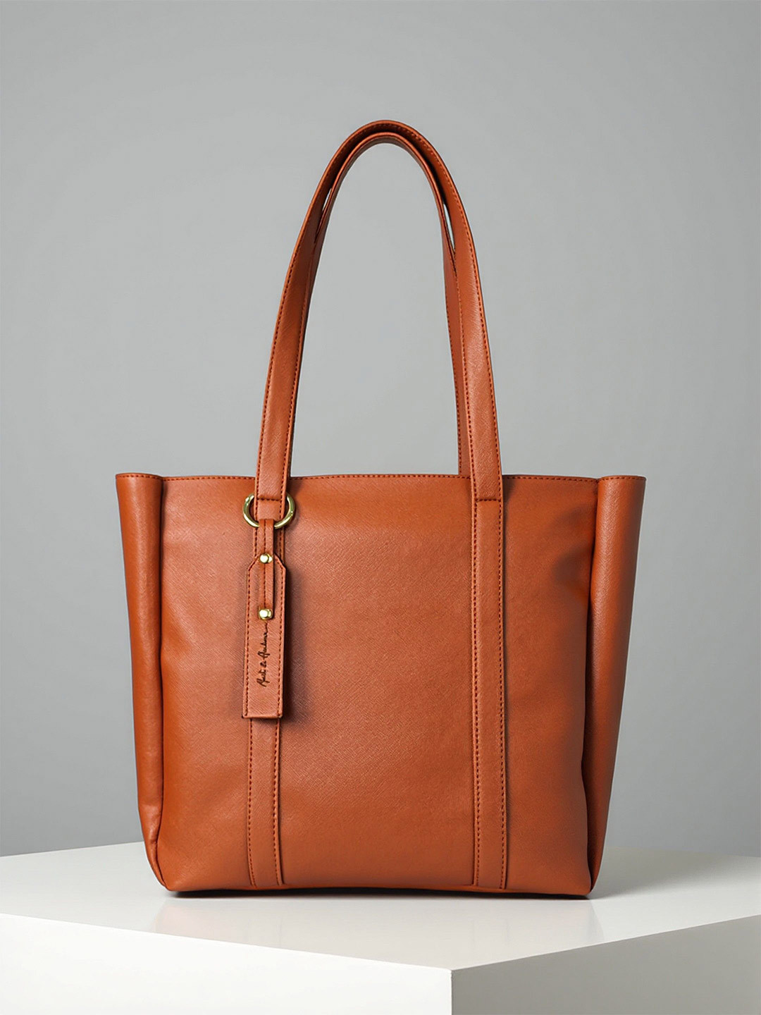 Mast & Harbour Women Solid Structured Tasselled Urban Shoulder Bag