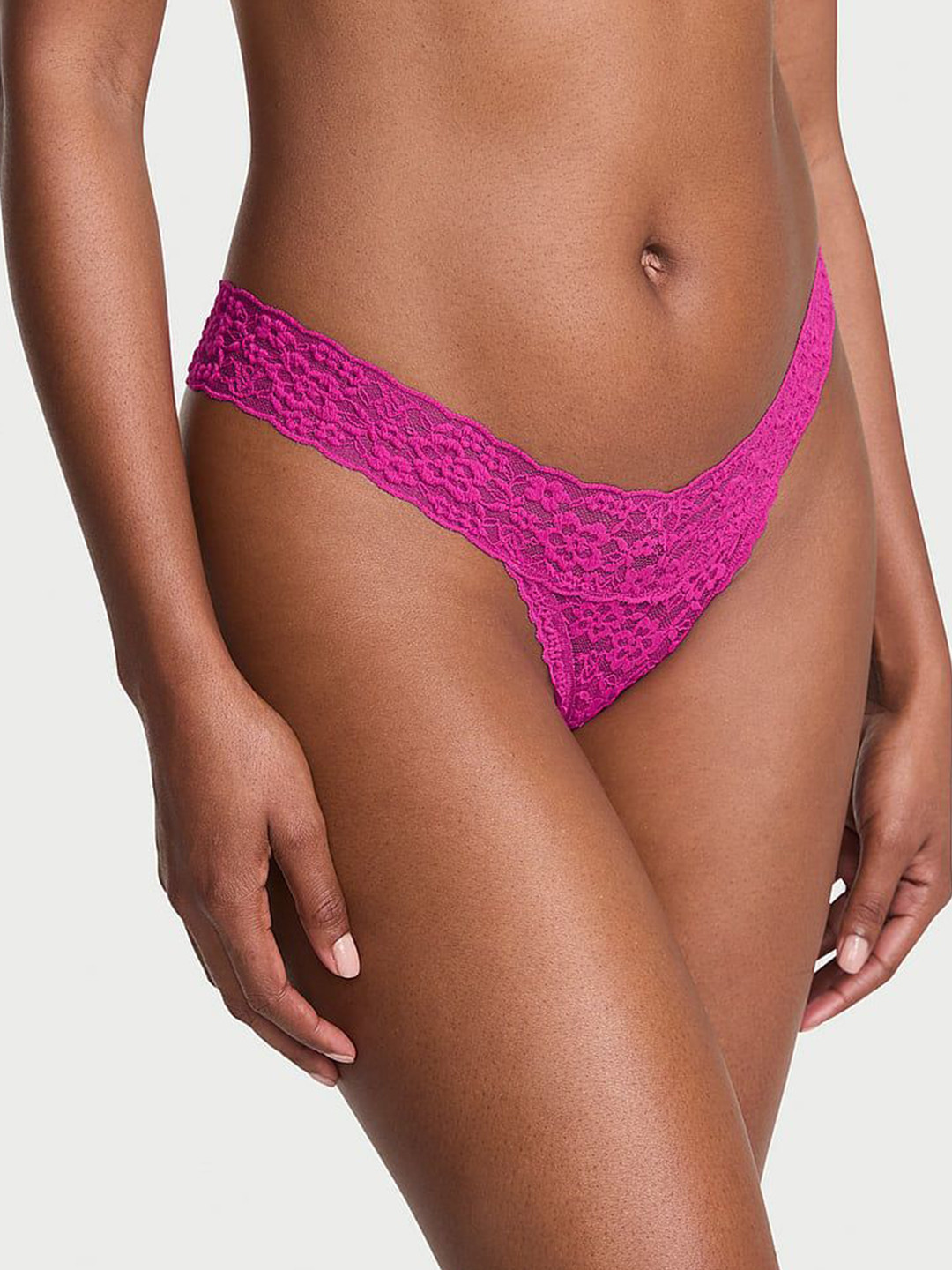 Victoria's Secret Self Design Low-Rise Lace Strappy-Back Thong Briefs