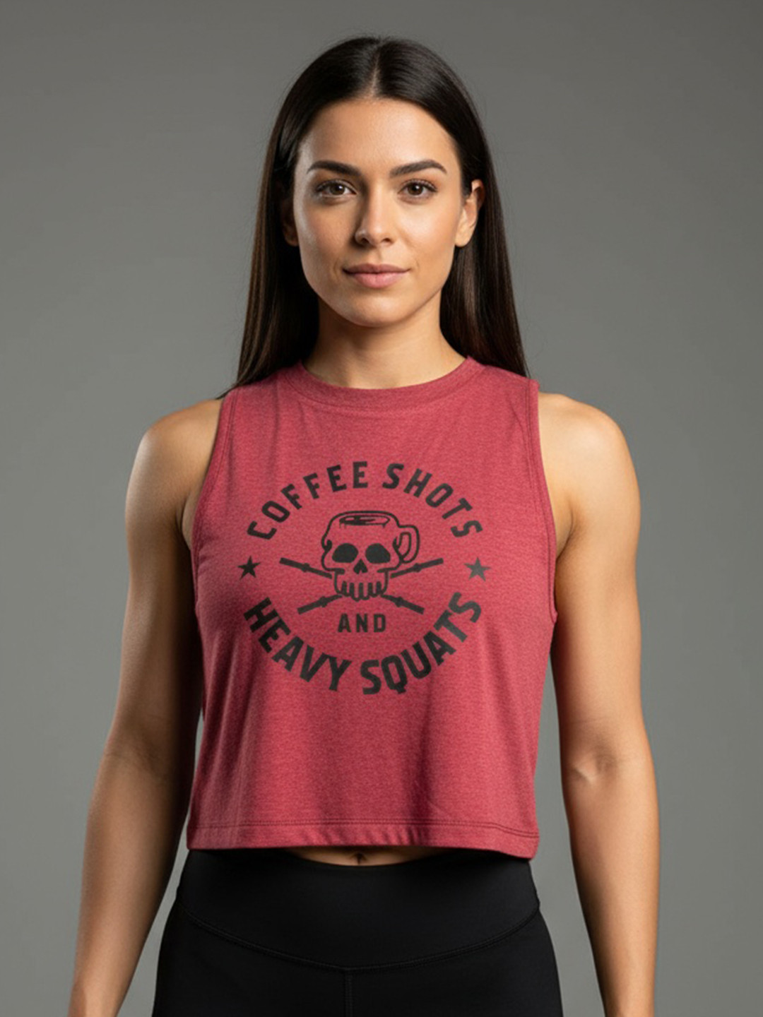 Wod Armour Women Printed Tank Crop Top