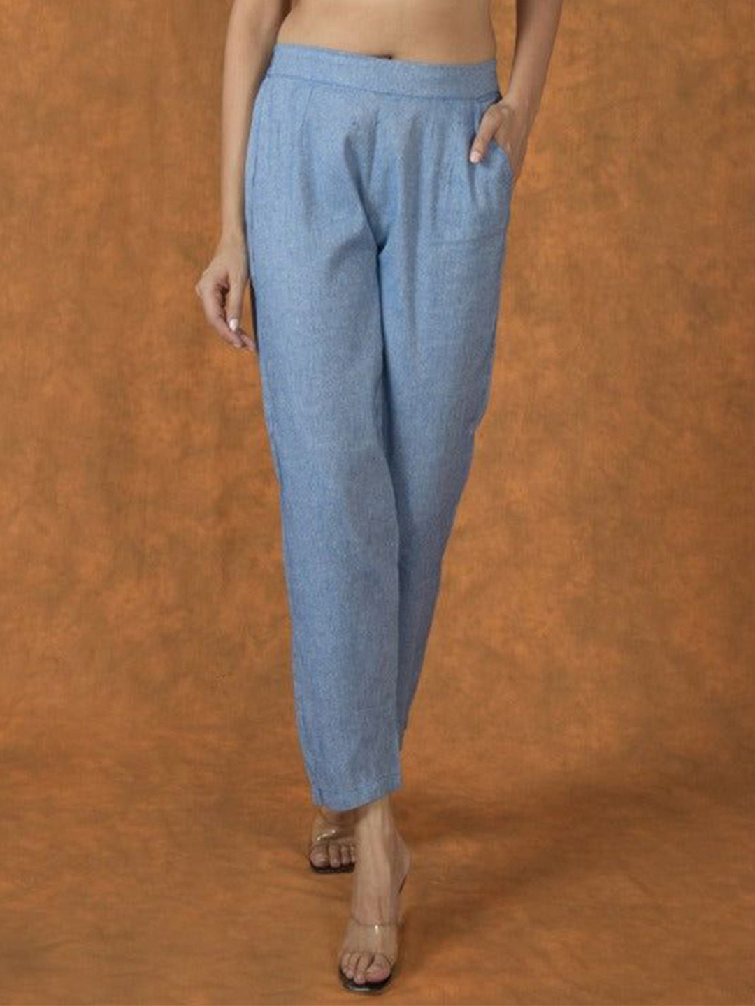 ETC X D To D Life Style Women Mid-Rise Regular Fit Cotton Trouser