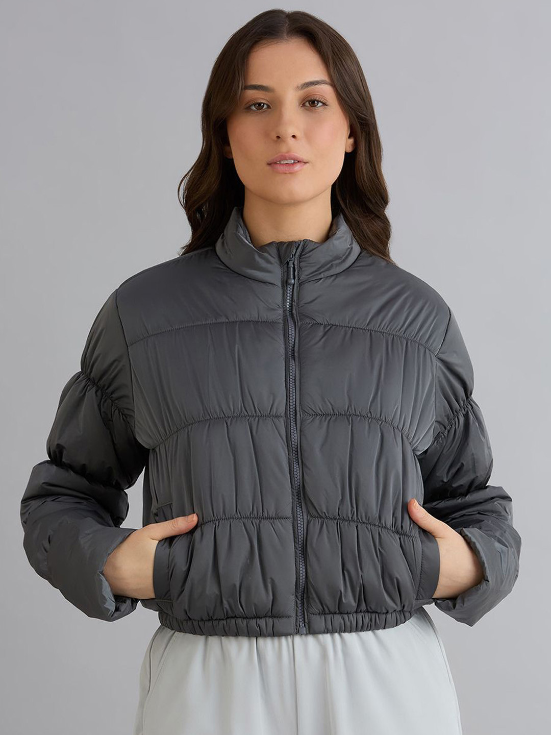 Skechers Mock Collar Puffer Jacket