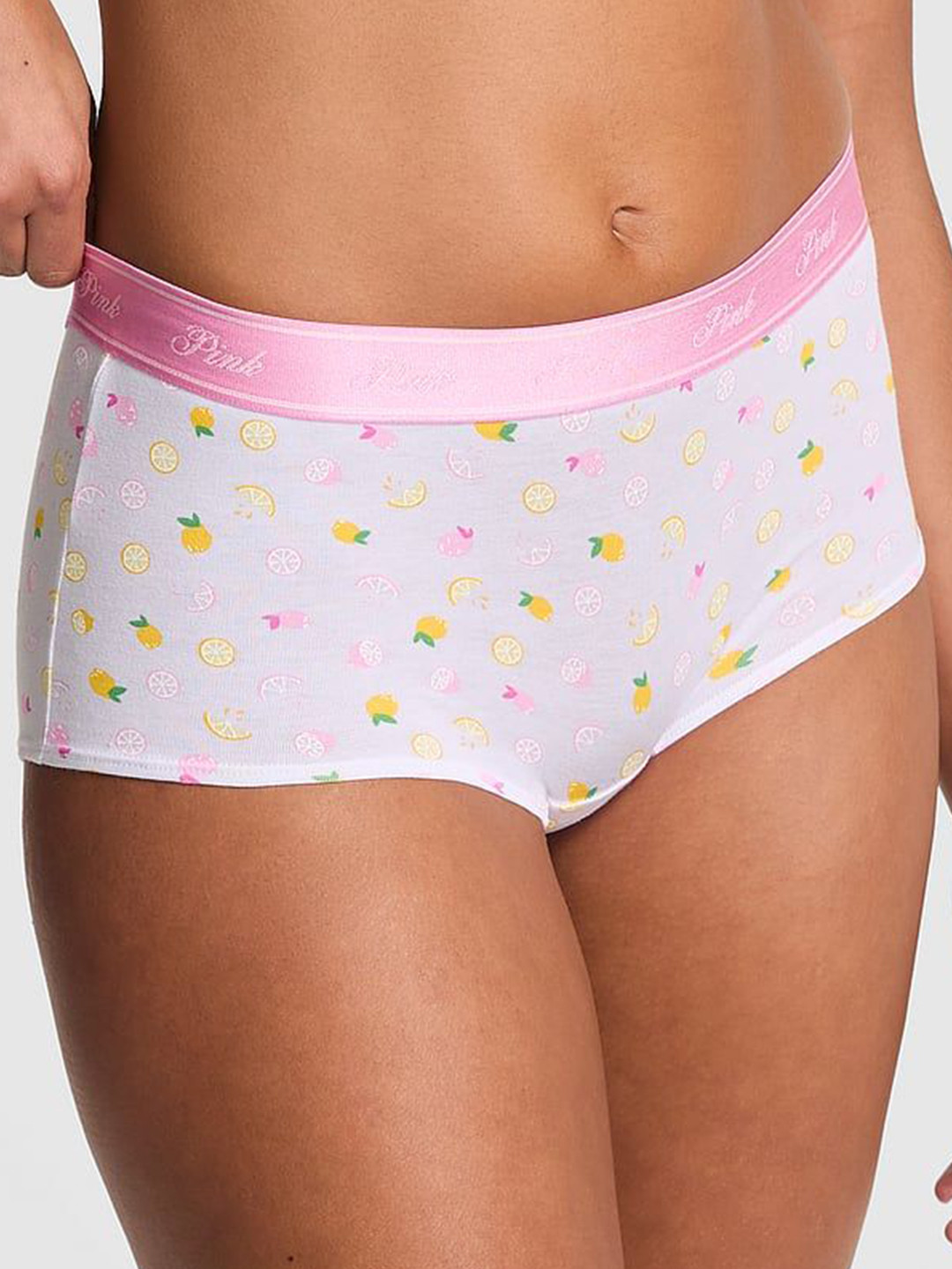 Victoria's Secret Women Printed Mid-Rise Boy short Briefs