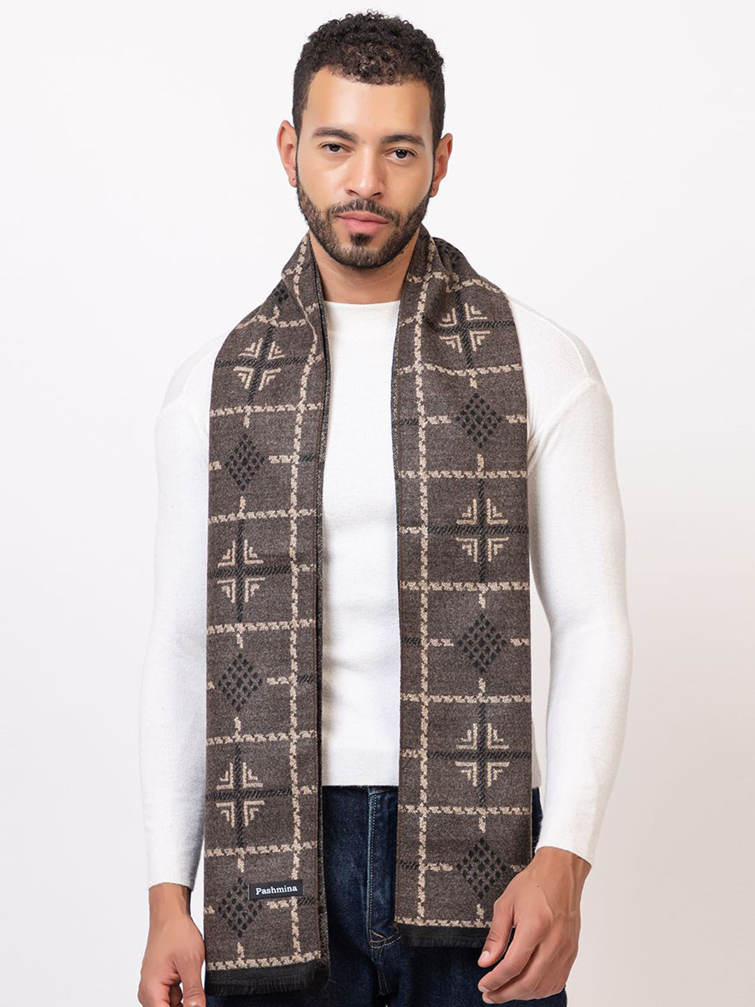Amoldo Unisex Patterned Soft And Warm Winter Mufflers