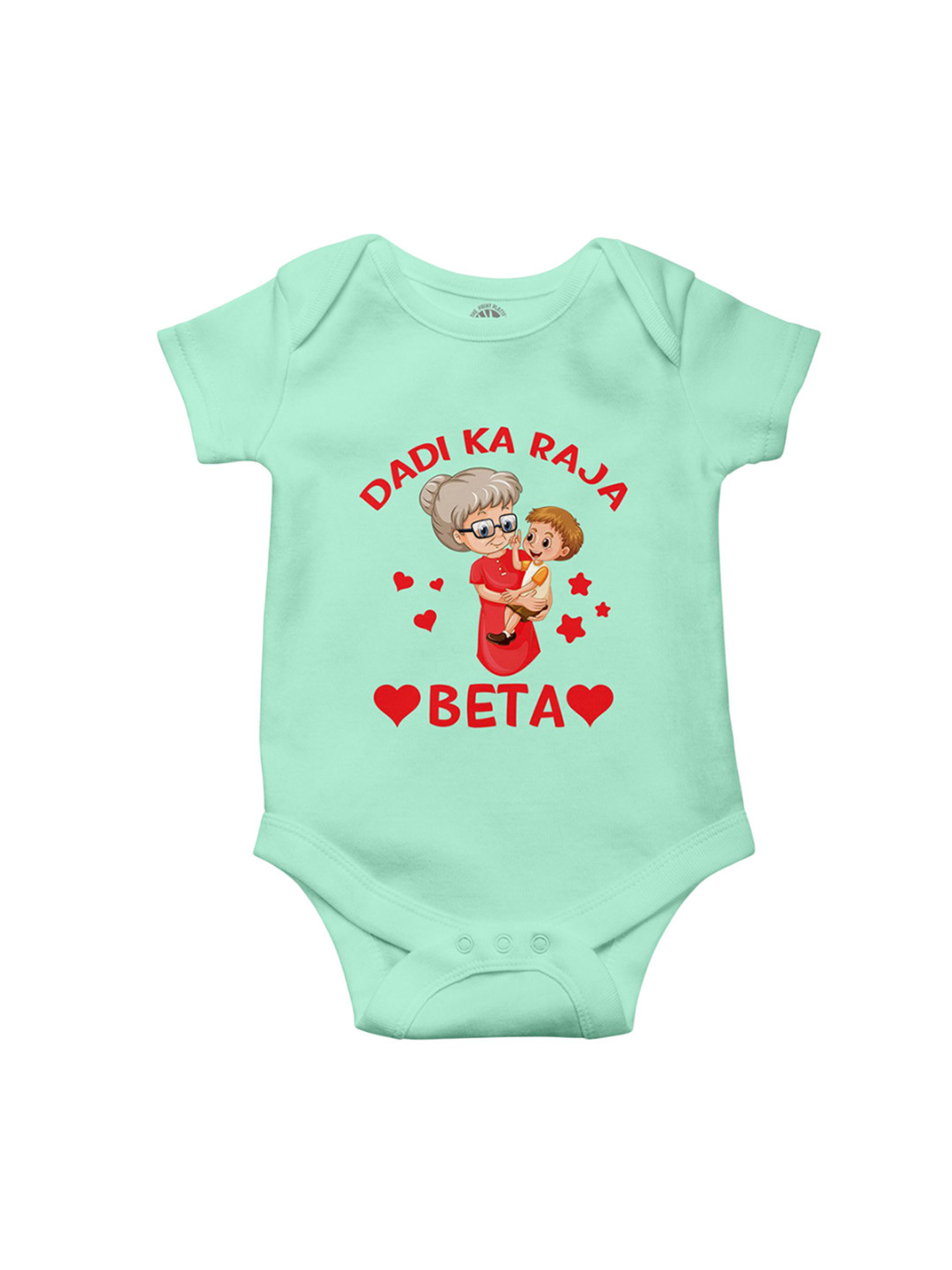 THE PRINT PLATTER Kids Dadis Raja Beta Printed Cotton Rompers