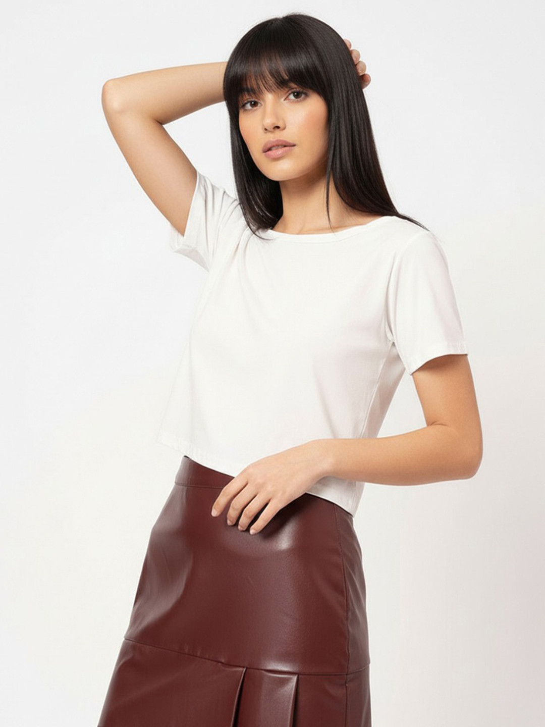 DressBerry Simplicity Chic Criss-Cross Crop Top