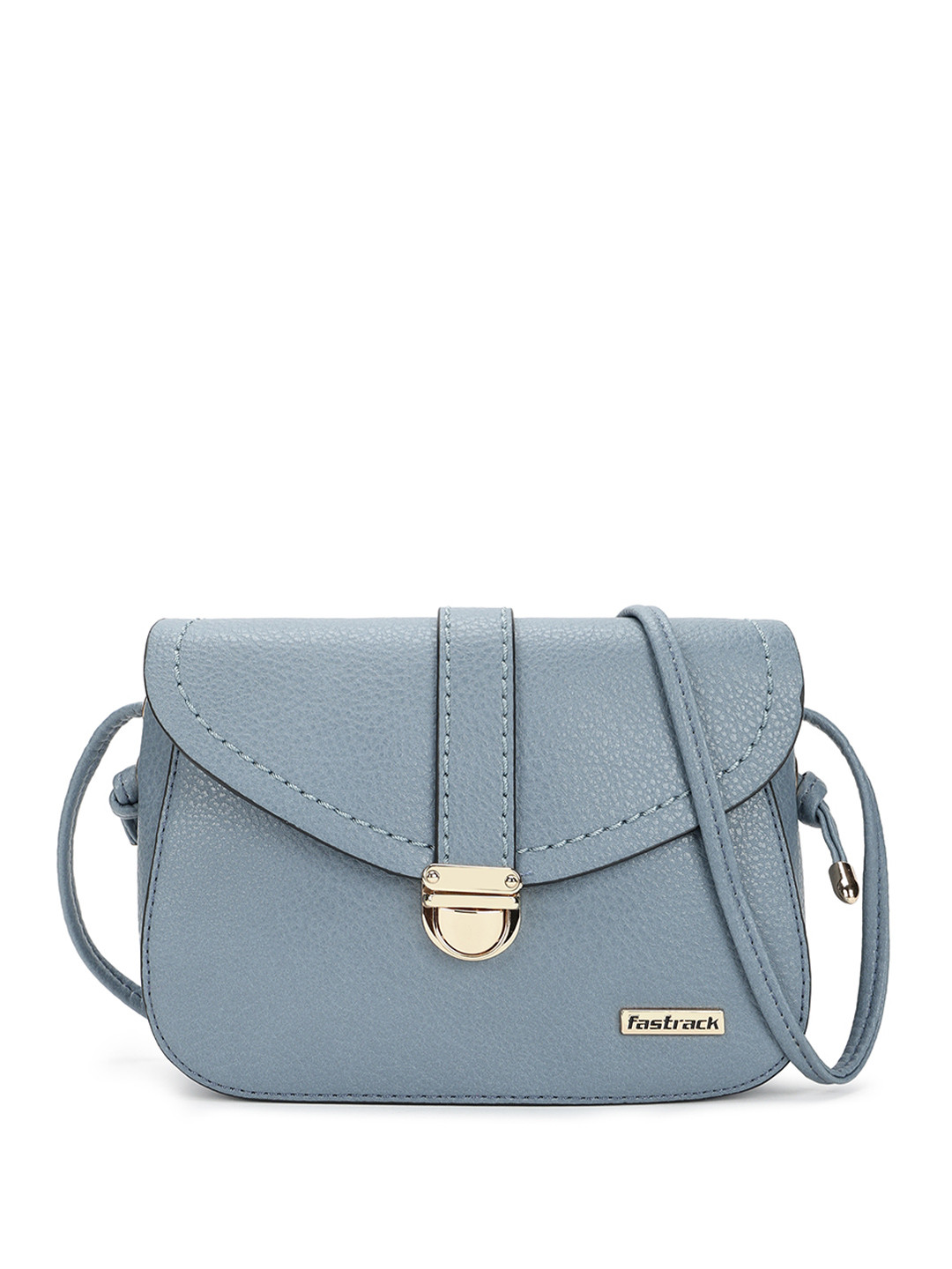 Fastrack Women Solid Structured Envelope Sling Bag with Fixed Sling Strap