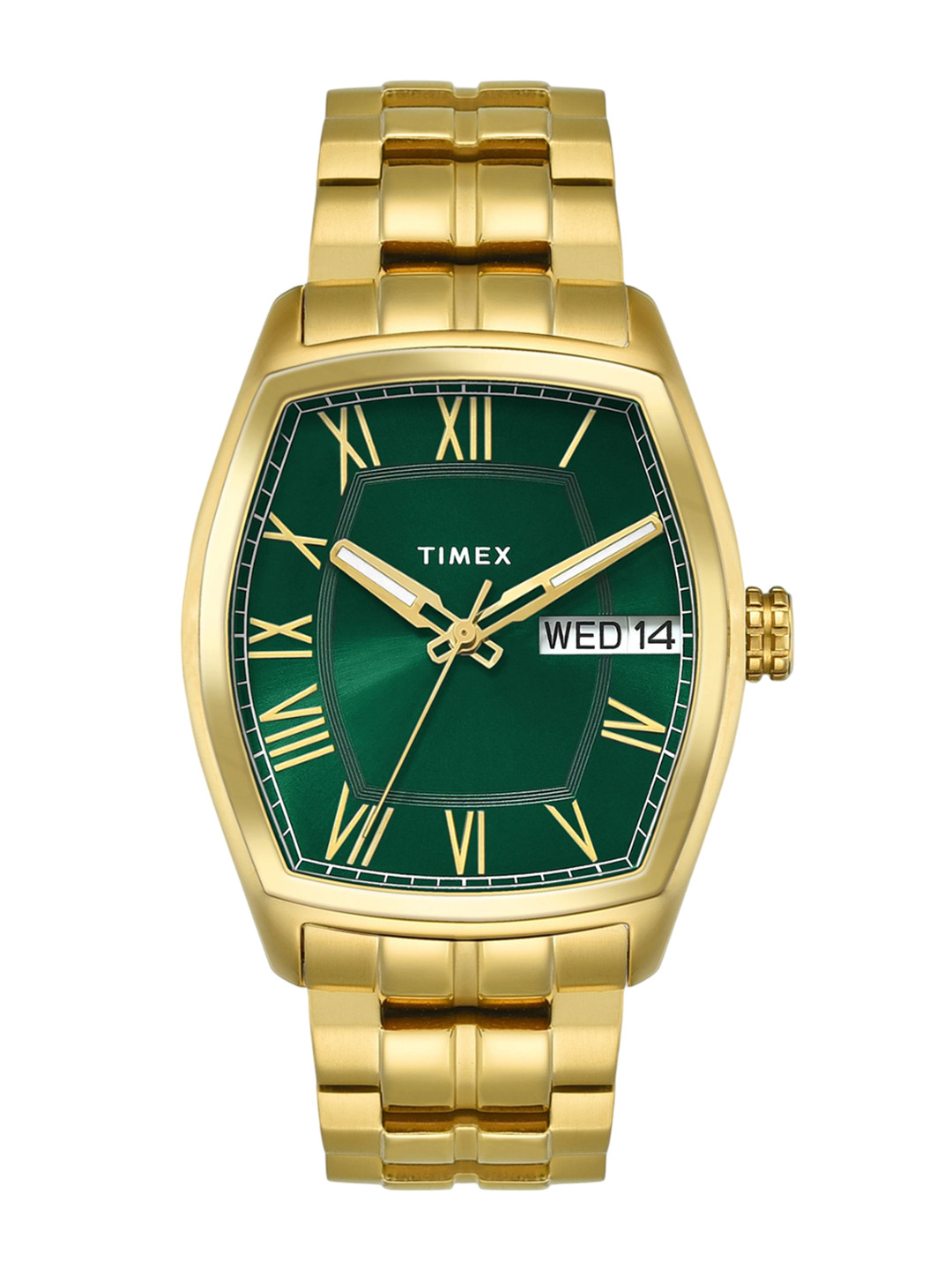 Timex Men Rectangular Dial & Bracelet Style Straps Analogue Watch TWEG25905