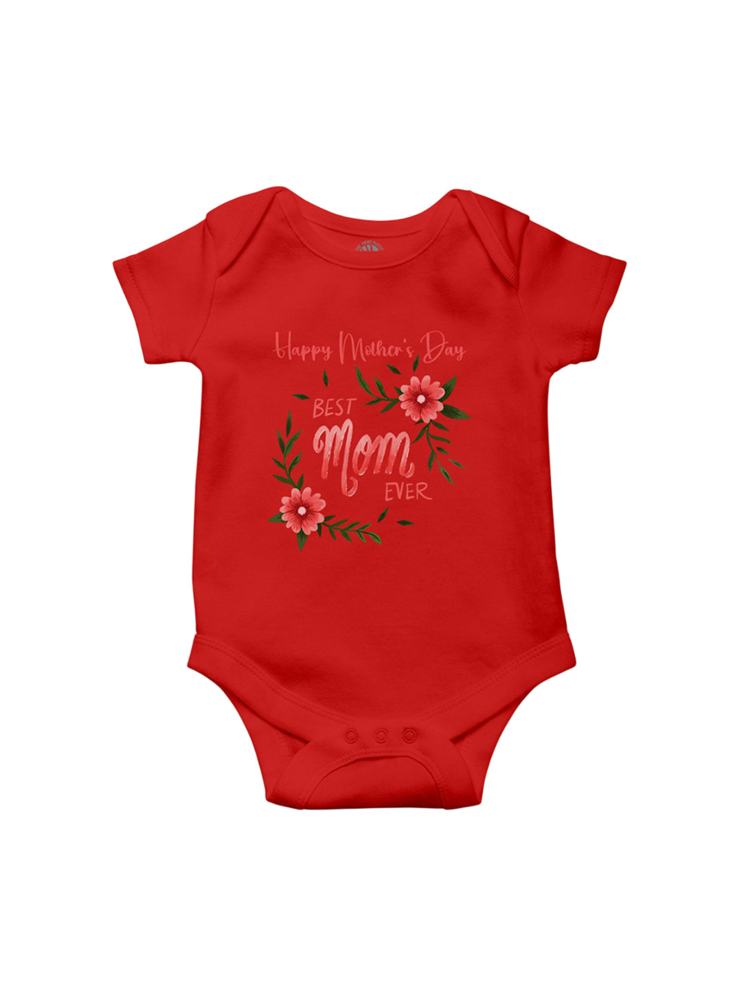 THE PRINT PLATTER Infants Mother Day Printed Cotton Bodysuit