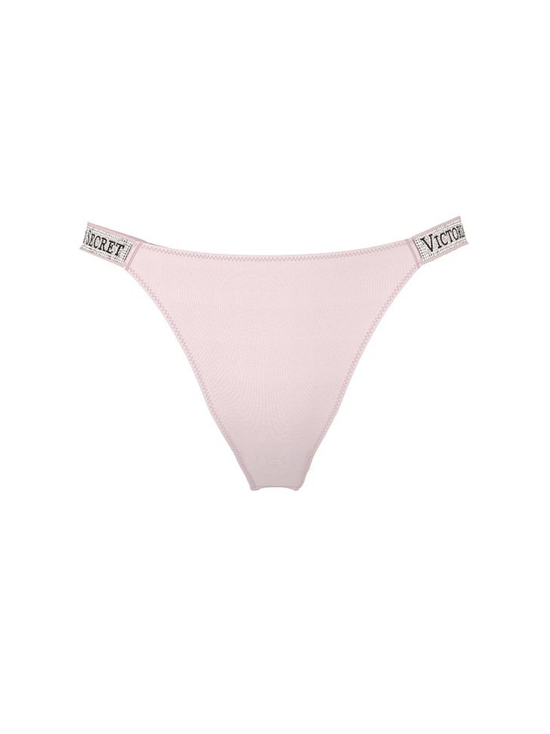 Victoria's Secret Women Solid Low Rise Shine Strap Brazilian Panty