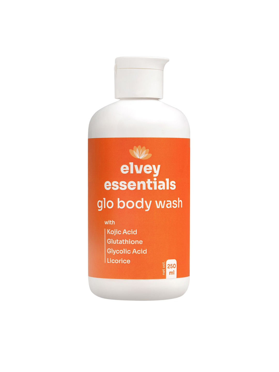 Elvey Essentials Glo Body Wash With Kojic & Glycolic Acid - 250 ml