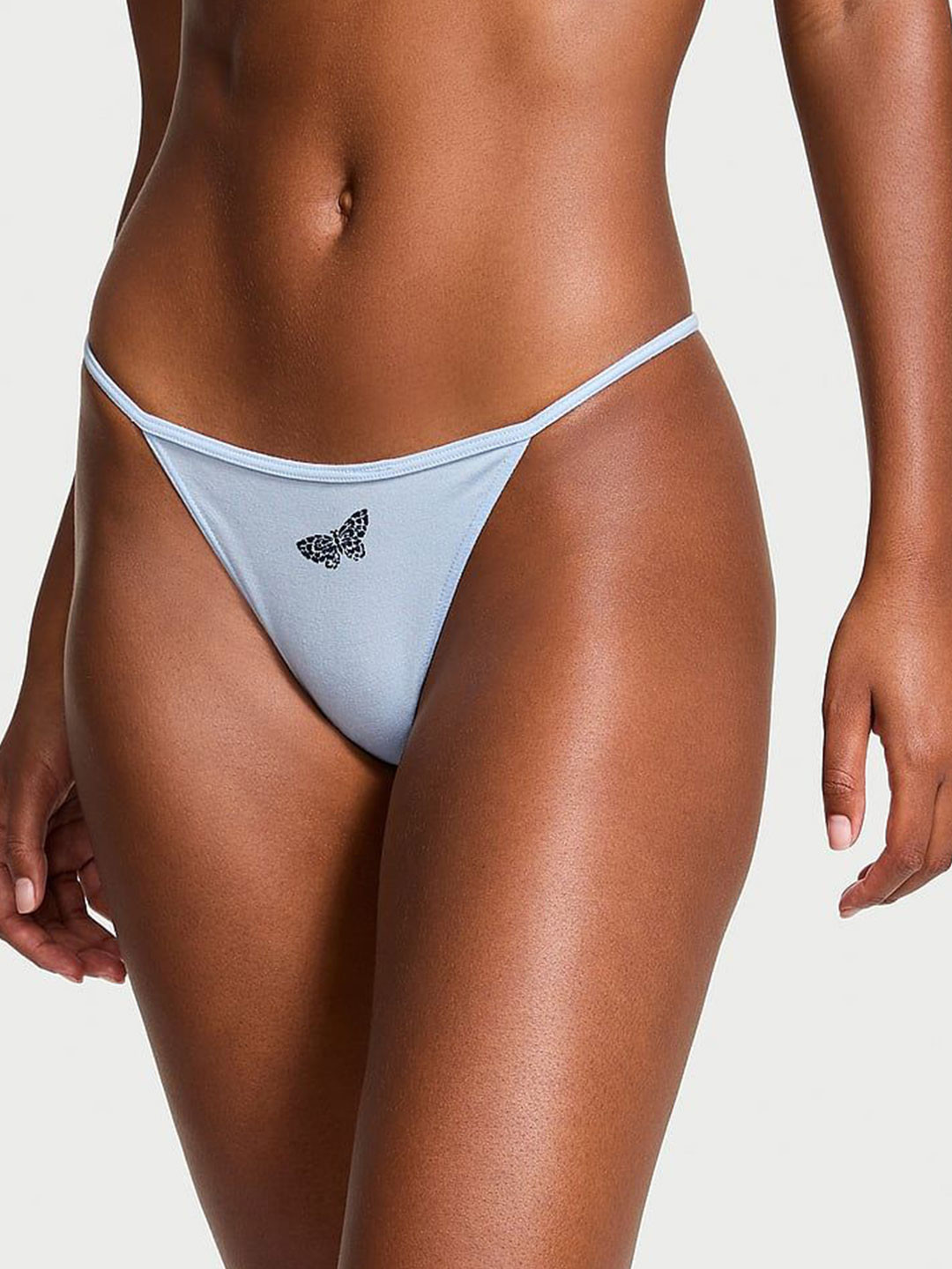 Victoria's Secret Low Rise Stretch Cotton V-String Thongs Briefs