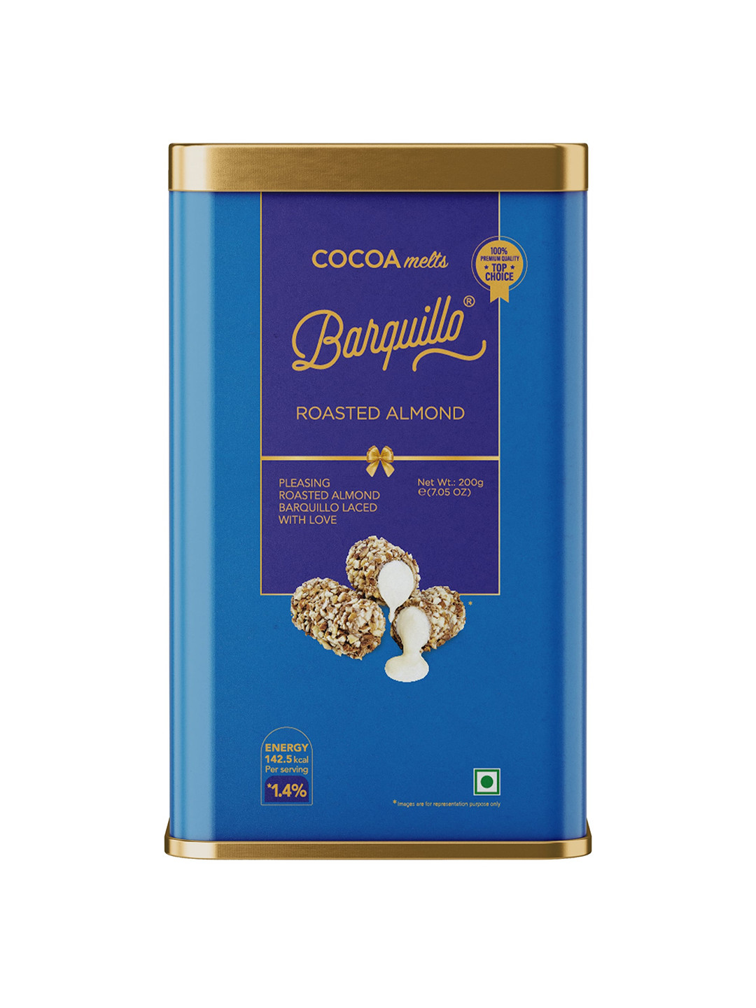 Barquillo 10 Pcs Premium Roasted Almond Chocolate - 200 g