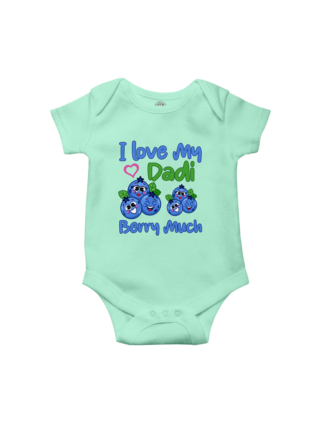 THE PRINT PLATTER Infants  I Love My Dadi Printed Ultra Bio Wash Cotton Bodysuit