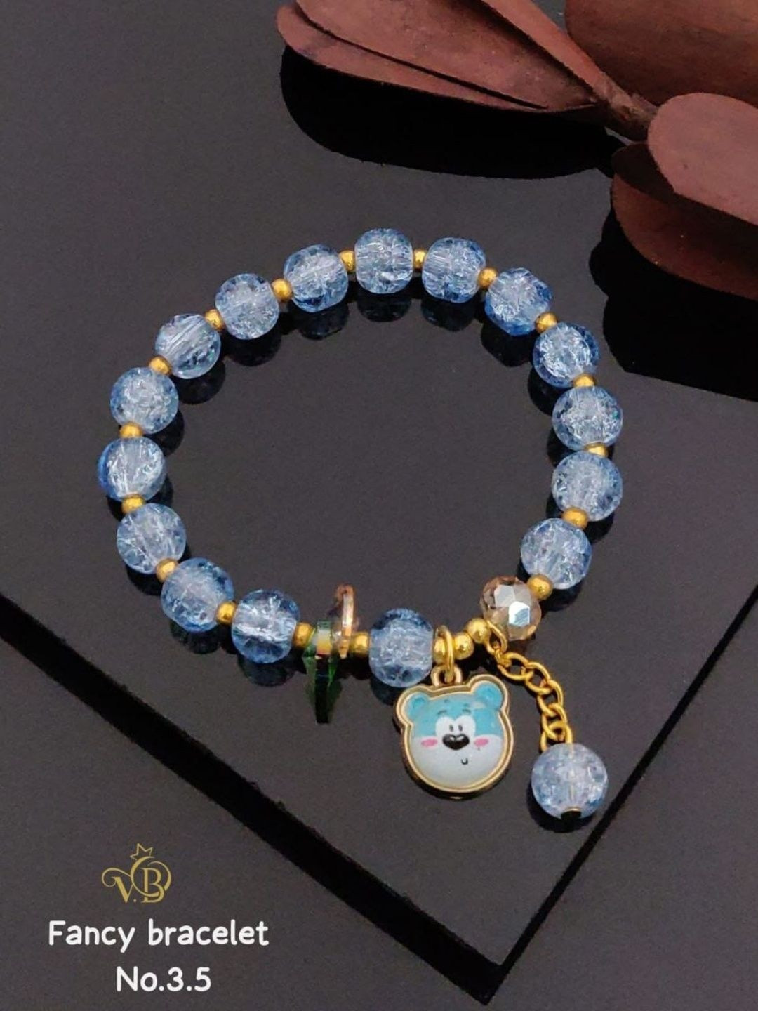 RD Jewellery Collection Women Artificial Beaded Elasticated Bracelet