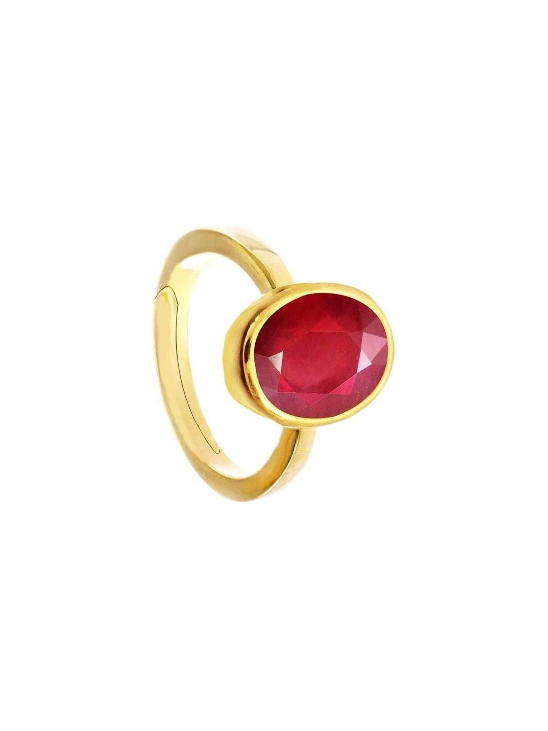 RAVIOUR LIFESTYLE Gold-Plated & Pink Copper Pearls Finger Ring