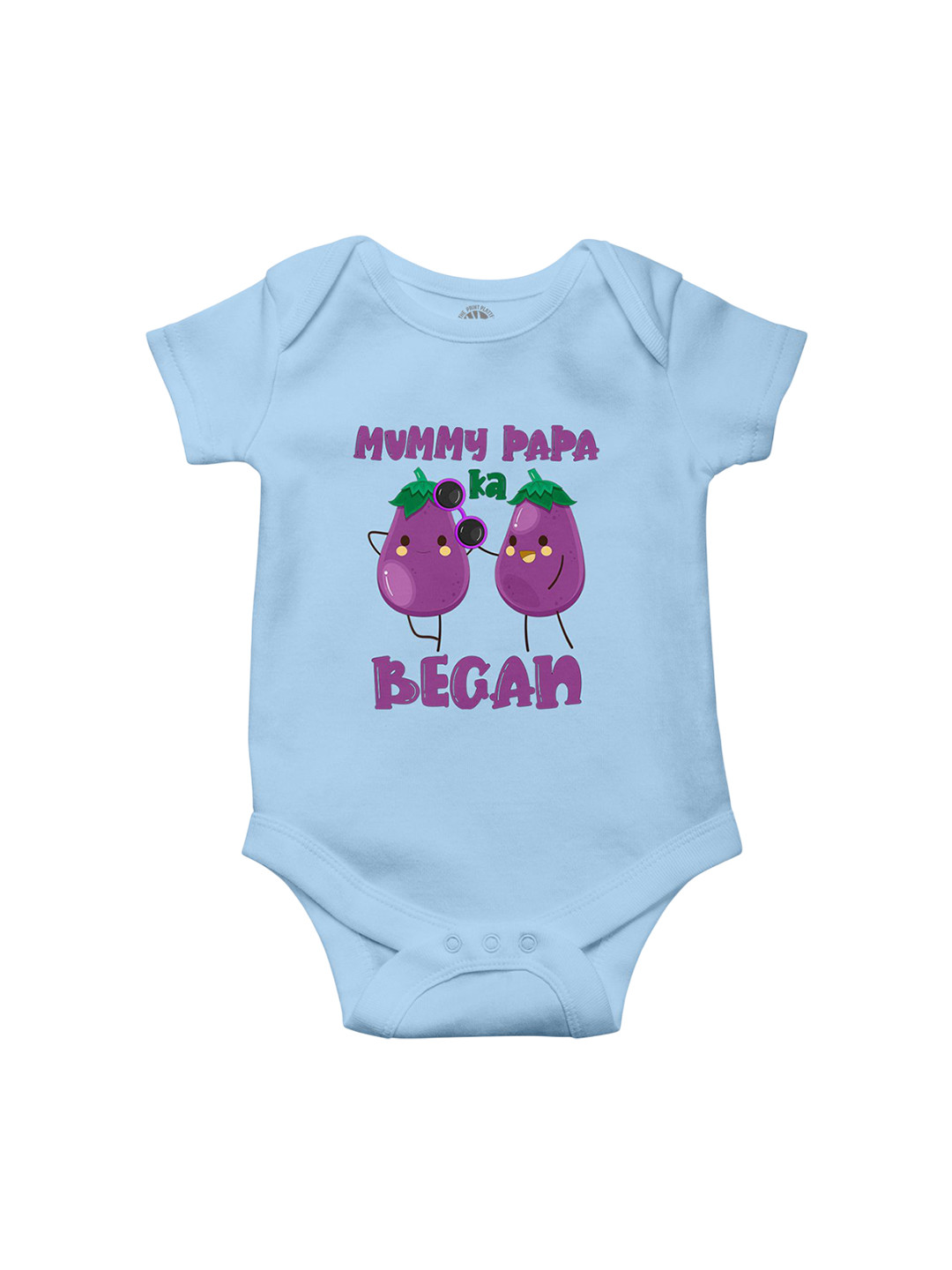 THE PRINT PLATTER Kids Mummy Papa Ka Began Printed Ultra bio wash Bodysuits