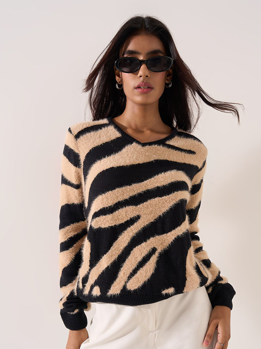 Annabelle by Pantaloons Women Animal Printed Cardigan
