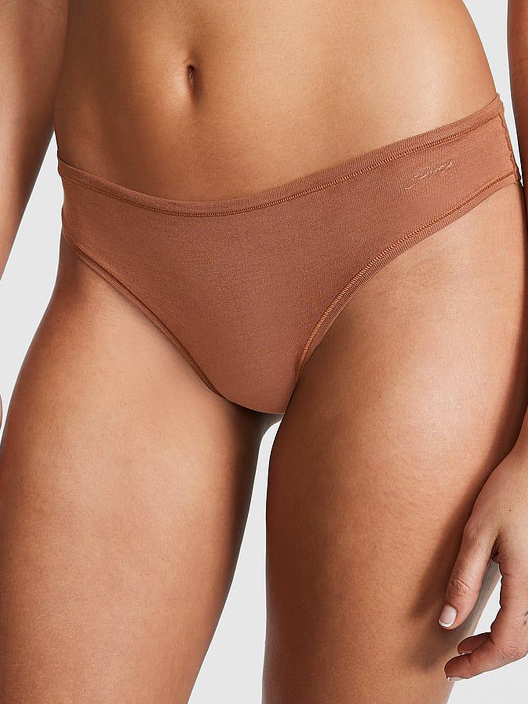 Victoria's Secret Low-Rise Lace Inner Elastic Basic Brief