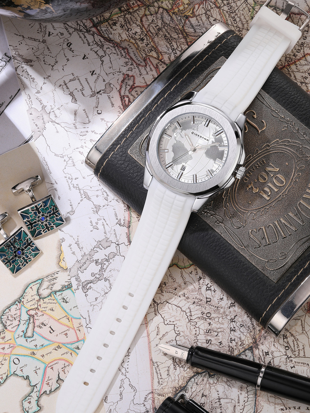 GIORDANO Men Textured Straps Analogue Watch GZ-50147-06