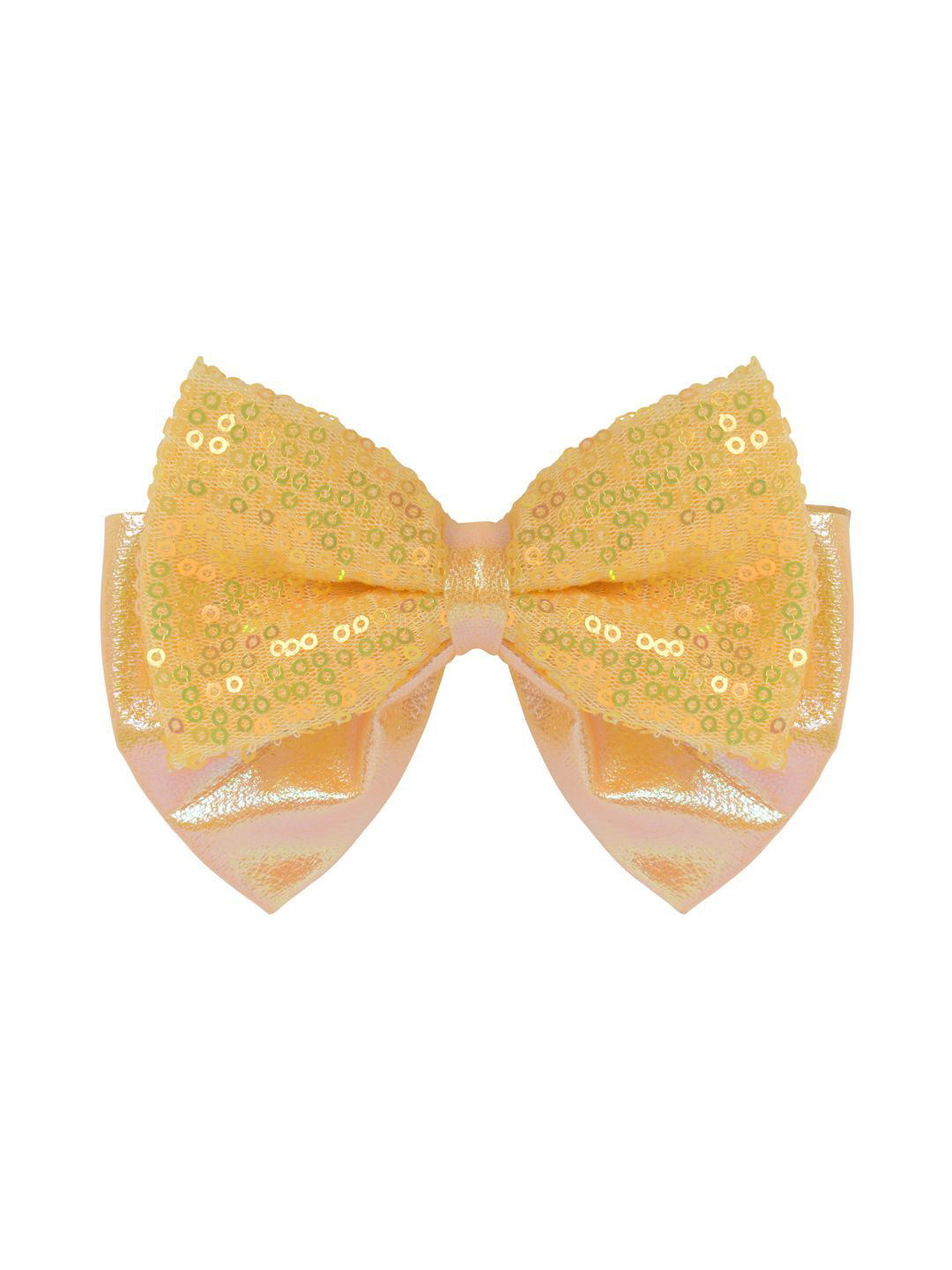 Aye Candy Girls Sequins Double Bow Alligator Hair Clip
