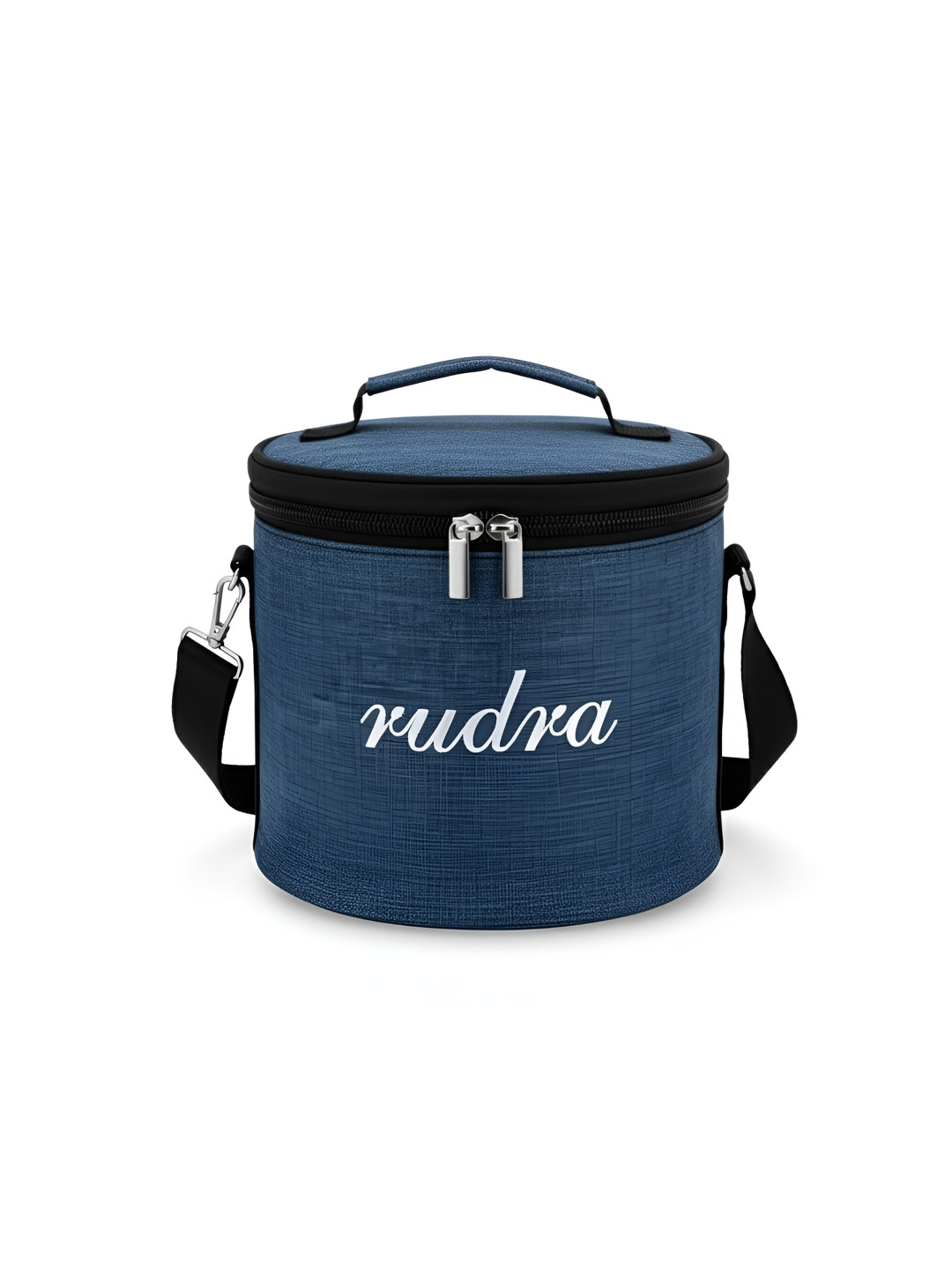 RUDRA Blue Stainless Steel Easy To Clean Lunch Box