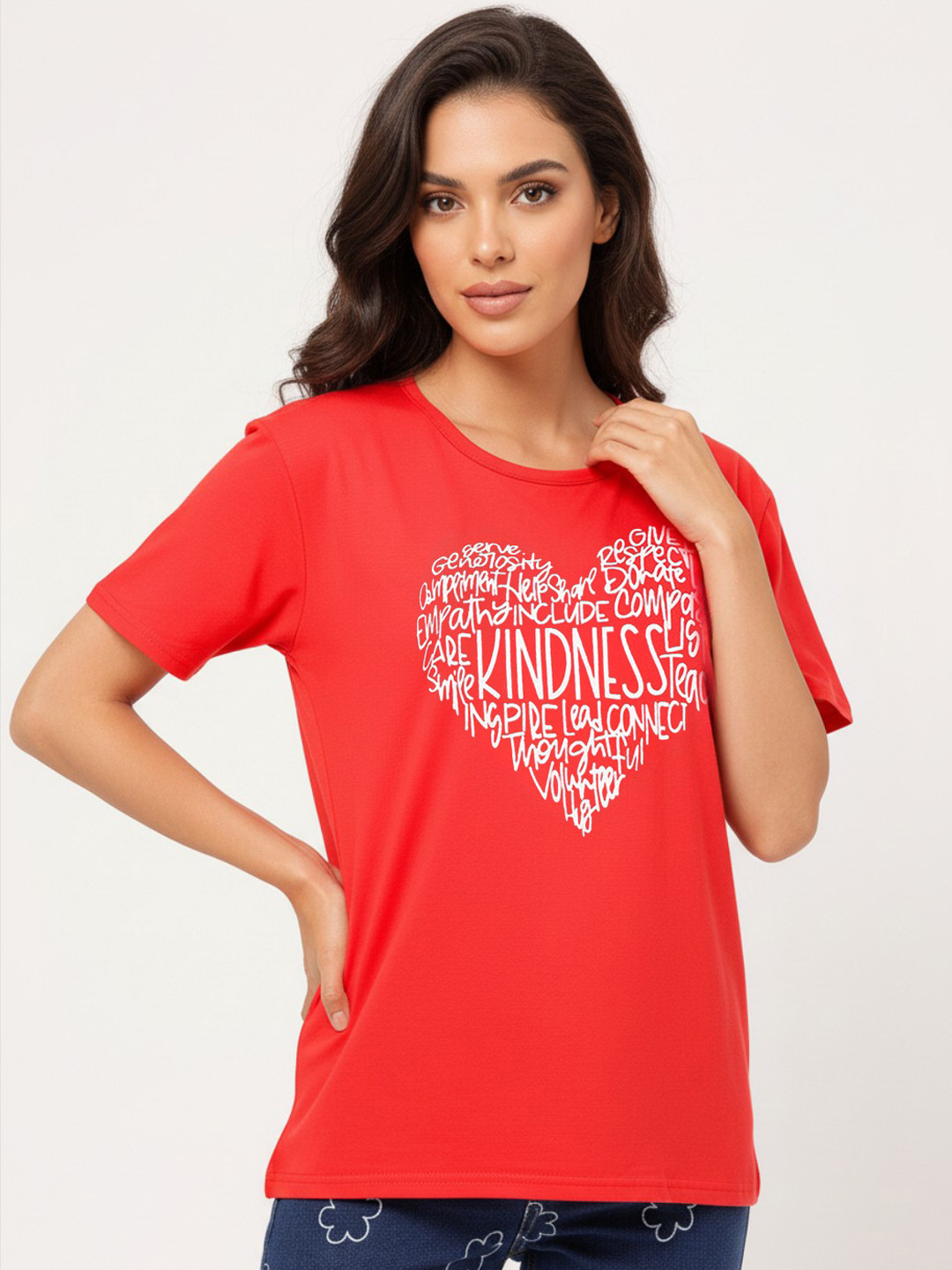 DressBerry Bloom & Beyond Printed Relaxed Fit T-shirt